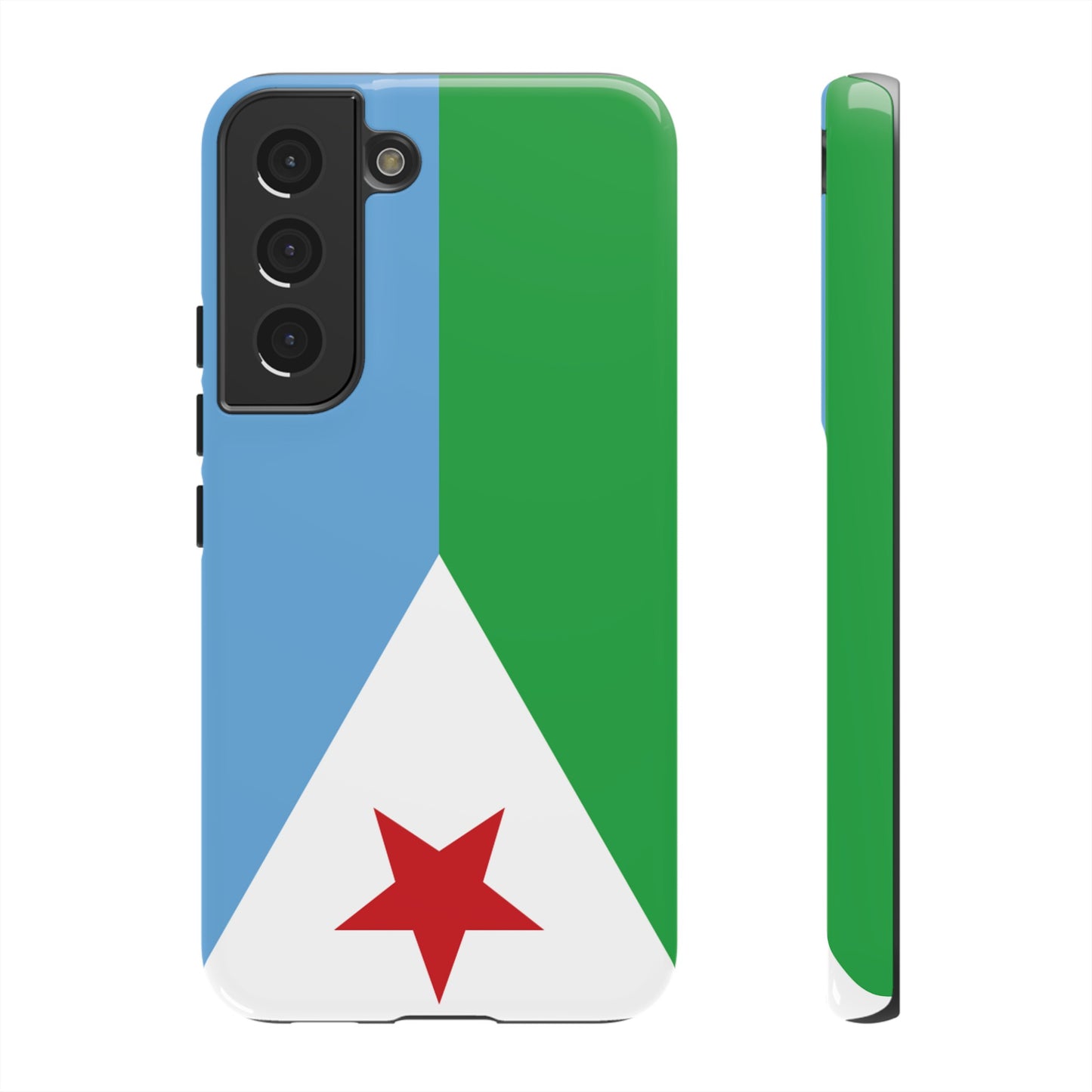 Djibouti Flag Phone Case | iPhone 15 Plus/ Pro, 14, 13, 12| Google Pixel 7, Pro, 5| Samsung Galaxy S23 All Major Phone Models