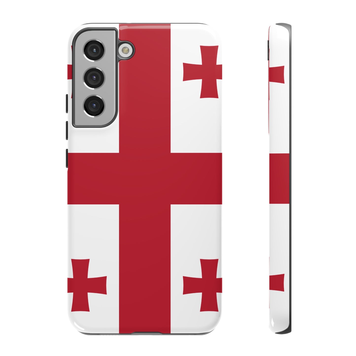 Georgia Flag Phone Case | iPhone 15 Plus/ Pro, 14, 13, 12| Google Pixel 7, Pro, 5| Samsung Galaxy S23 All Major Phone Models