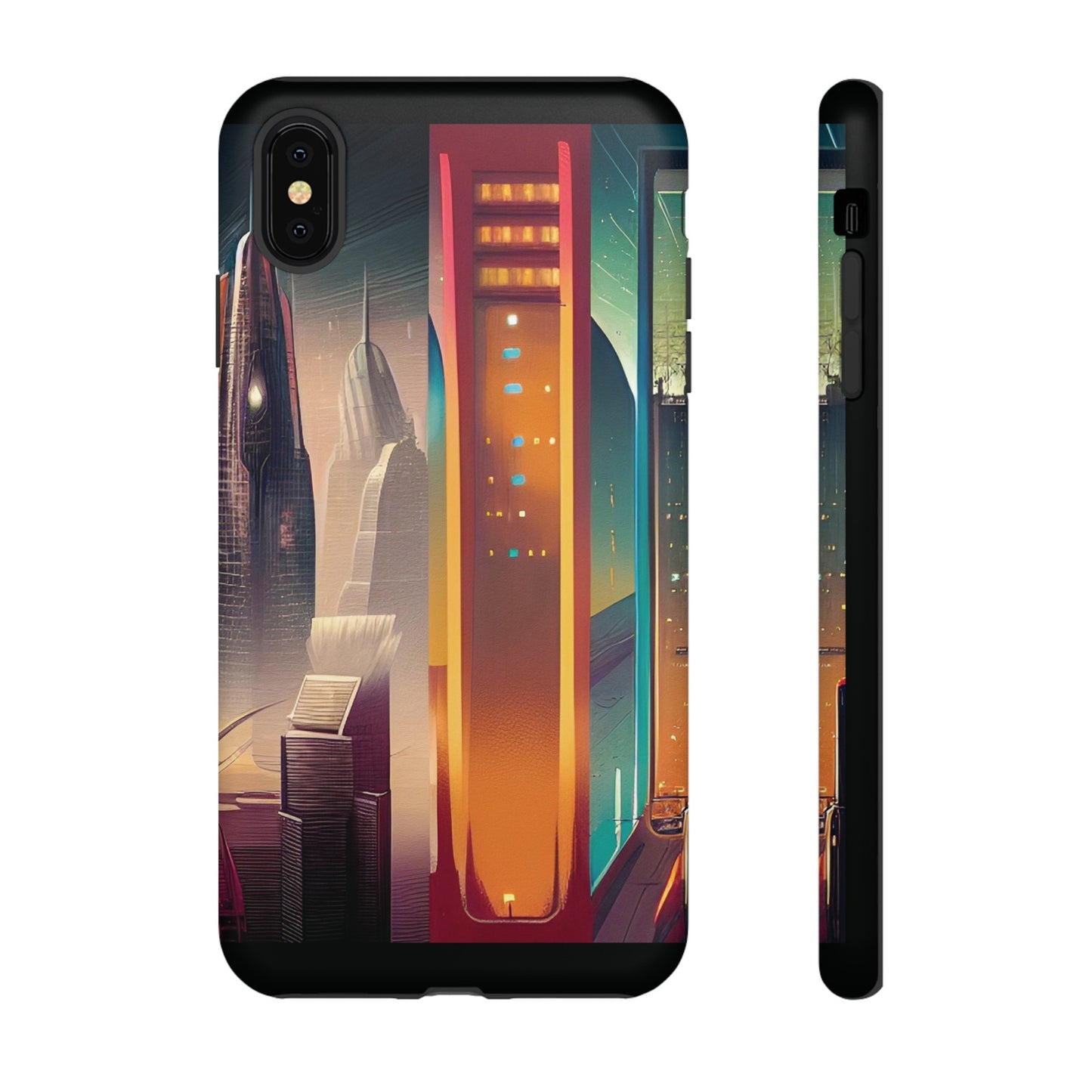 Sci-Fi  Buildings Wallpaper Phone Case | iPhone 15 Plus/ Pro, 14, 13, 12| Google Pixel 7, Pro, 5| Samsung Galaxy S23 All Major Phone Models