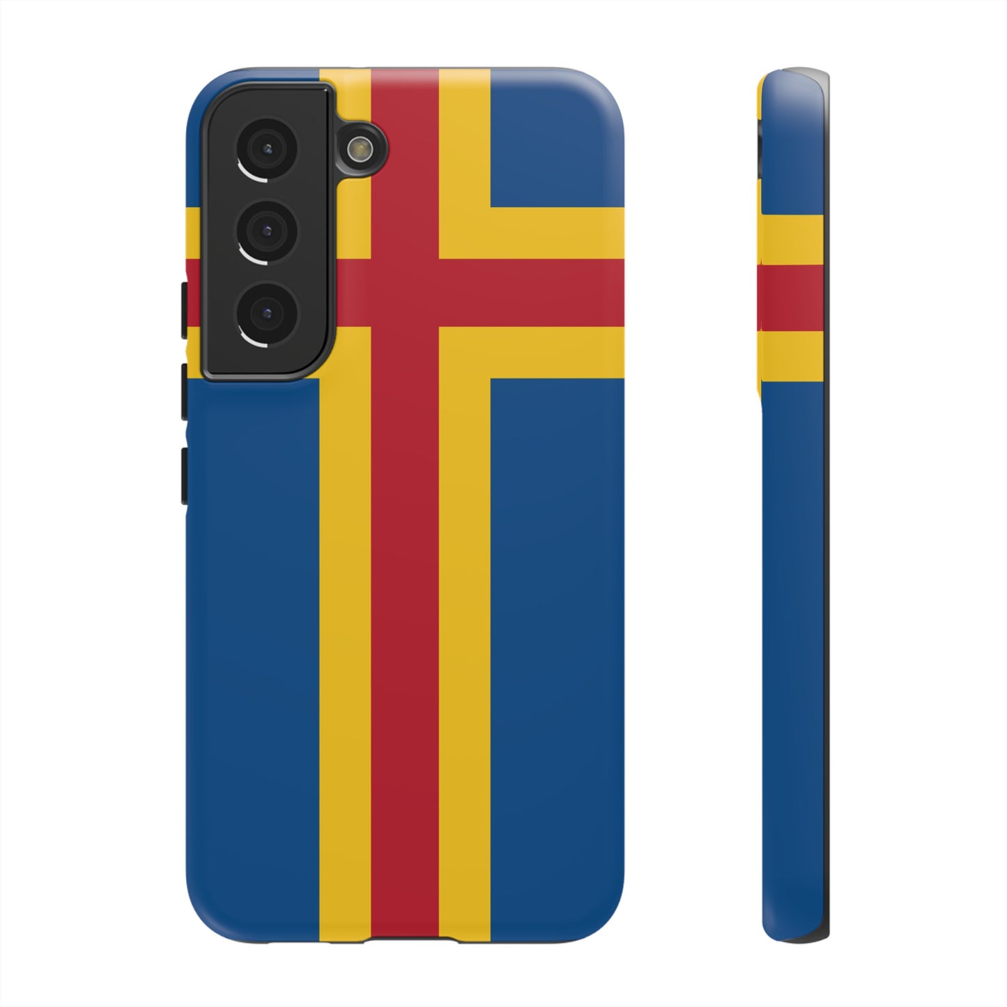 Aland Islands (Finland) Flag Phone Case | iPhone 15 Plus/ Pro, 14, 13, 12| Google Pixel 7, Pro, 5| Samsung Galaxy S23 All Major Phone Models