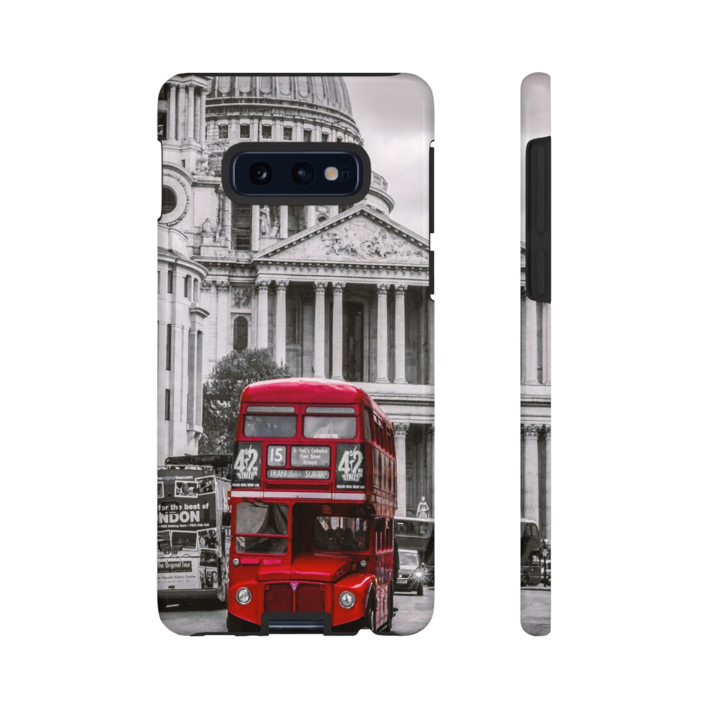 London Bus Wallpaper Phone Case | iPhone 15 Plus/ Pro, 14, 13, 12| Google Pixel 7, Pro, 5| Samsung Galaxy S23 All Major Phone Models