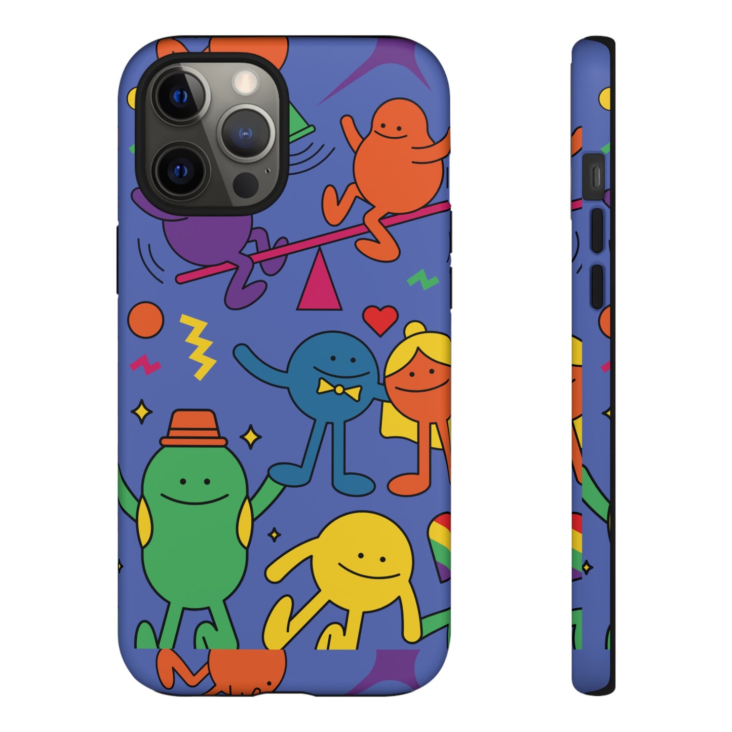 Colourful Cartoon Wallpaper Phone Case | iPhone 15 Plus/ Pro, 14, 13, 12| Google Pixel 7, Pro, 5| Samsung Galaxy S23 All Major Phone Models