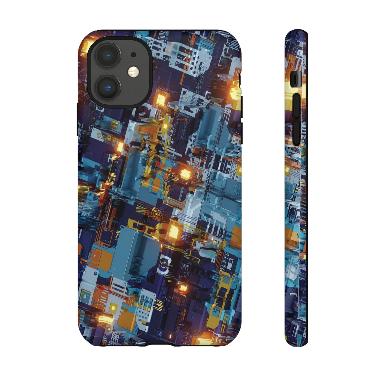 Computer Circuit Board Wallpaper Phone Case | iPhone 15 Plus/ Pro, 14, 13, 12| Google Pixel 7, Pro, 5| Samsung Galaxy S23 All Major Phone Models