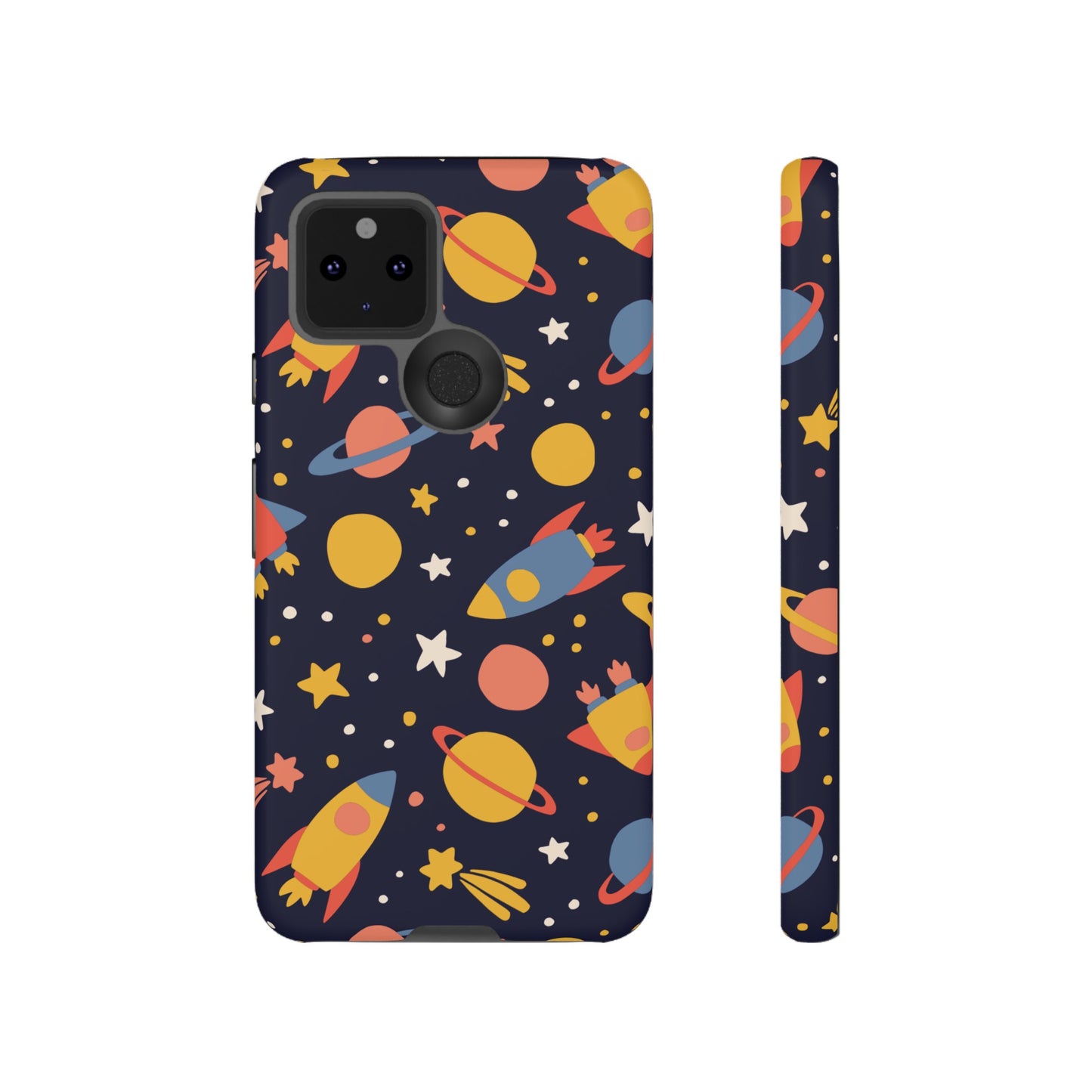 Cartoon Space Wallpaper Phone Case | iPhone 15 Plus/ Pro, 14, 13, 12| Google Pixel 7, Pro, 5| Samsung Galaxy S23 All Major Phone Models