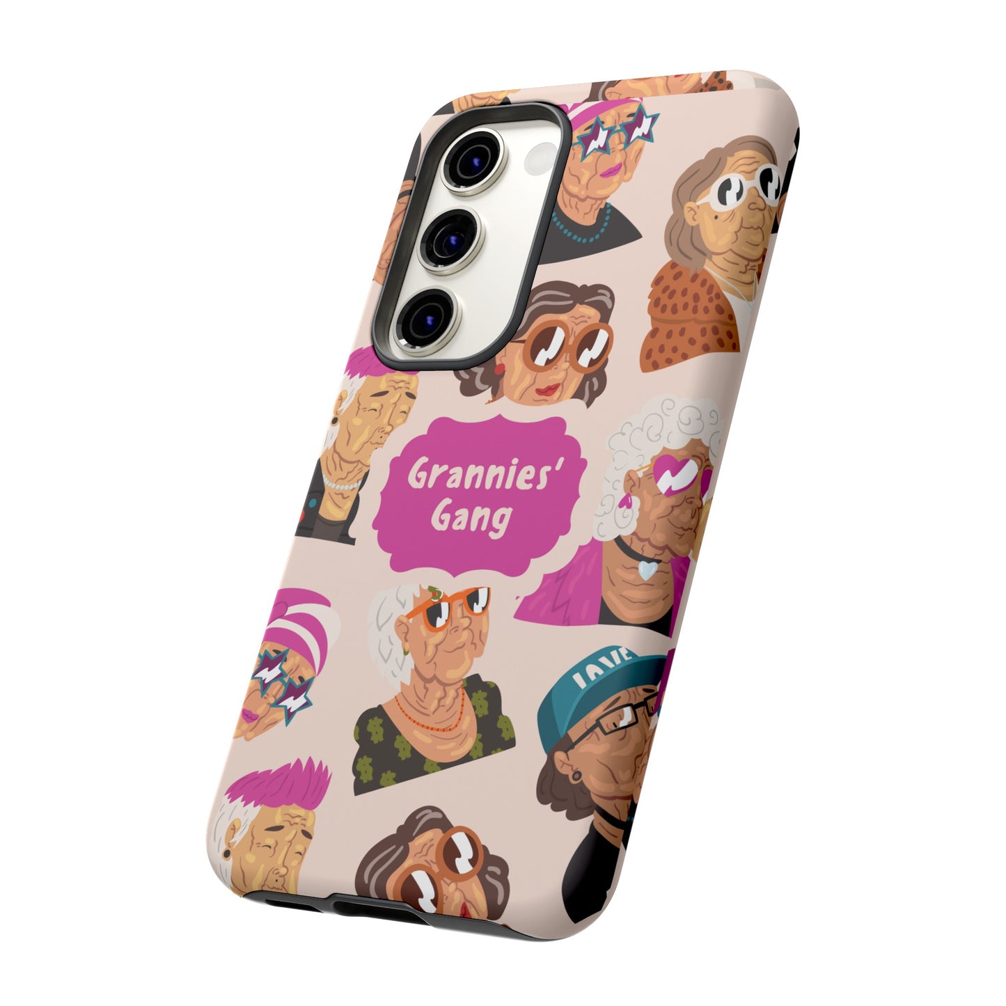 Grannies' Gang Wallpaper Phone Case | iPhone 15 Plus/ Pro, 14, 13, 12| Google Pixel 7, Pro, 5| Samsung Galaxy S23 All Major Phone Models