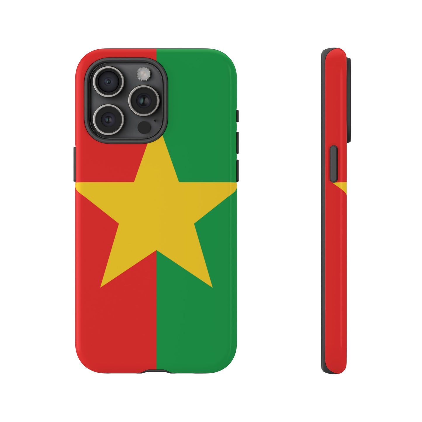 Burkina Faso Flag Phone Case | iPhone 15 Plus/ Pro, 14, 13, 12| Google Pixel 7, Pro, 5| Samsung Galaxy S23 All Major Phone Models