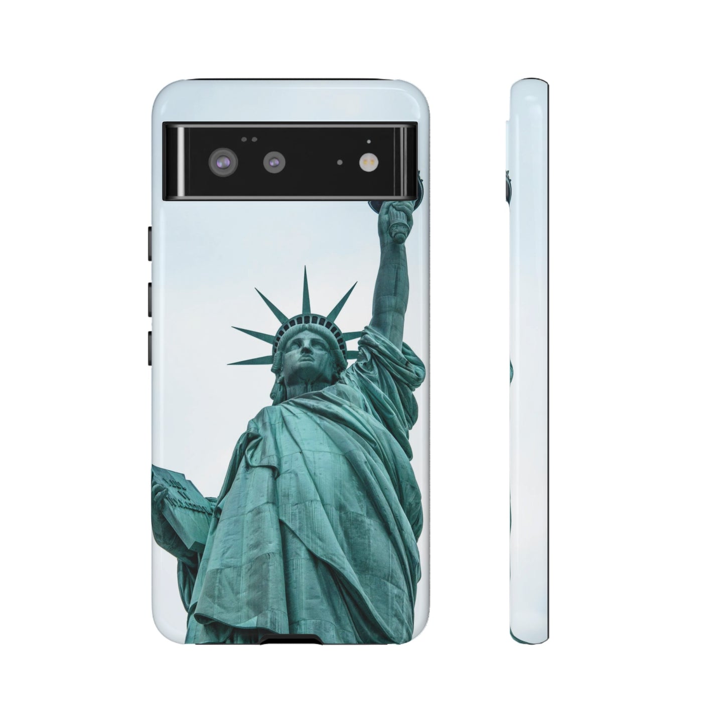 Statue of Liberty Wallpaper Phone Case | iPhone 15 Plus/ Pro, 14, 13, 12| Google Pixel 7, Pro, 5| Samsung Galaxy S23 All Major Phone Models