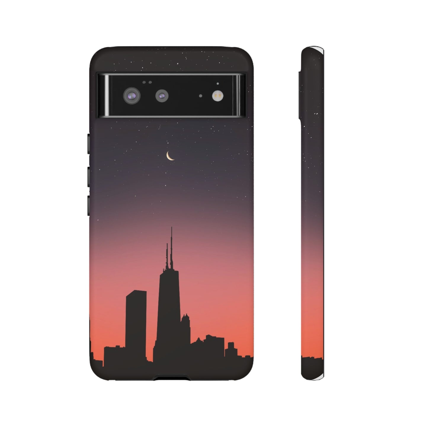 Chicago Skyline Wallpaper Phone Case | iPhone 15 Plus/ Pro, 14, 13, 12| Google Pixel 7, Pro, 5| Samsung Galaxy S23 All Major Phone Models