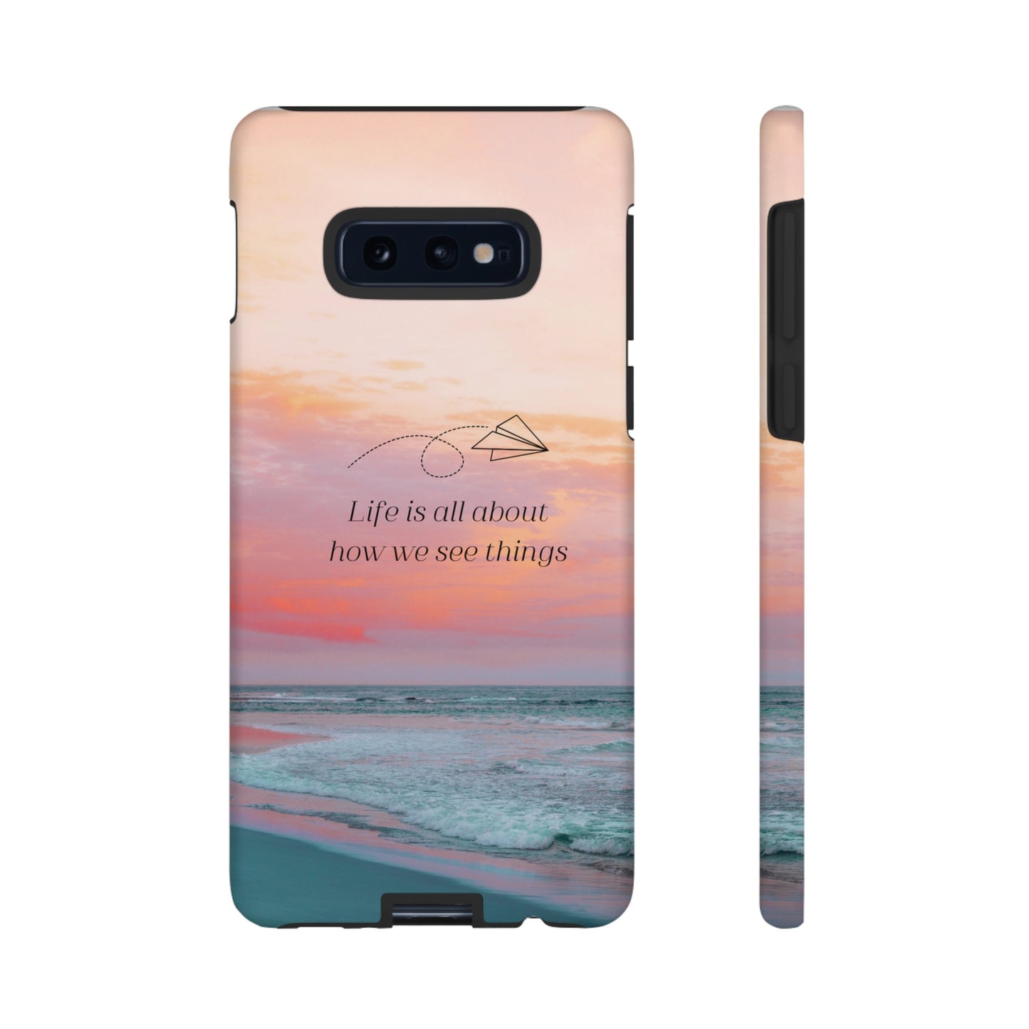 Thoughts at Sunset Phone Case | iPhone 15 Plus/ Pro, 14, 13, 12| Google Pixel 7, Pro, 5| Samsung Galaxy S23 All Major Phone Models