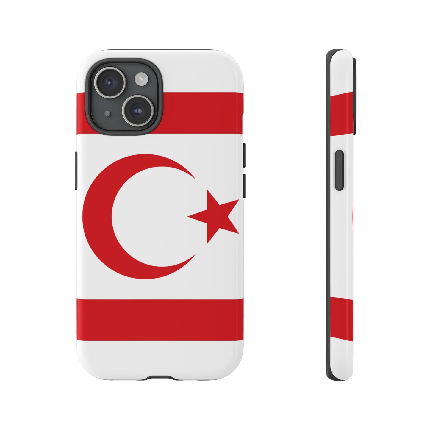 Northern Cyprus Flag Phone Case | iPhone 15 Plus/ Pro, 14, 13, 12| Google Pixel 7, Pro, 5| Samsung Galaxy S23 All Major Phone Models