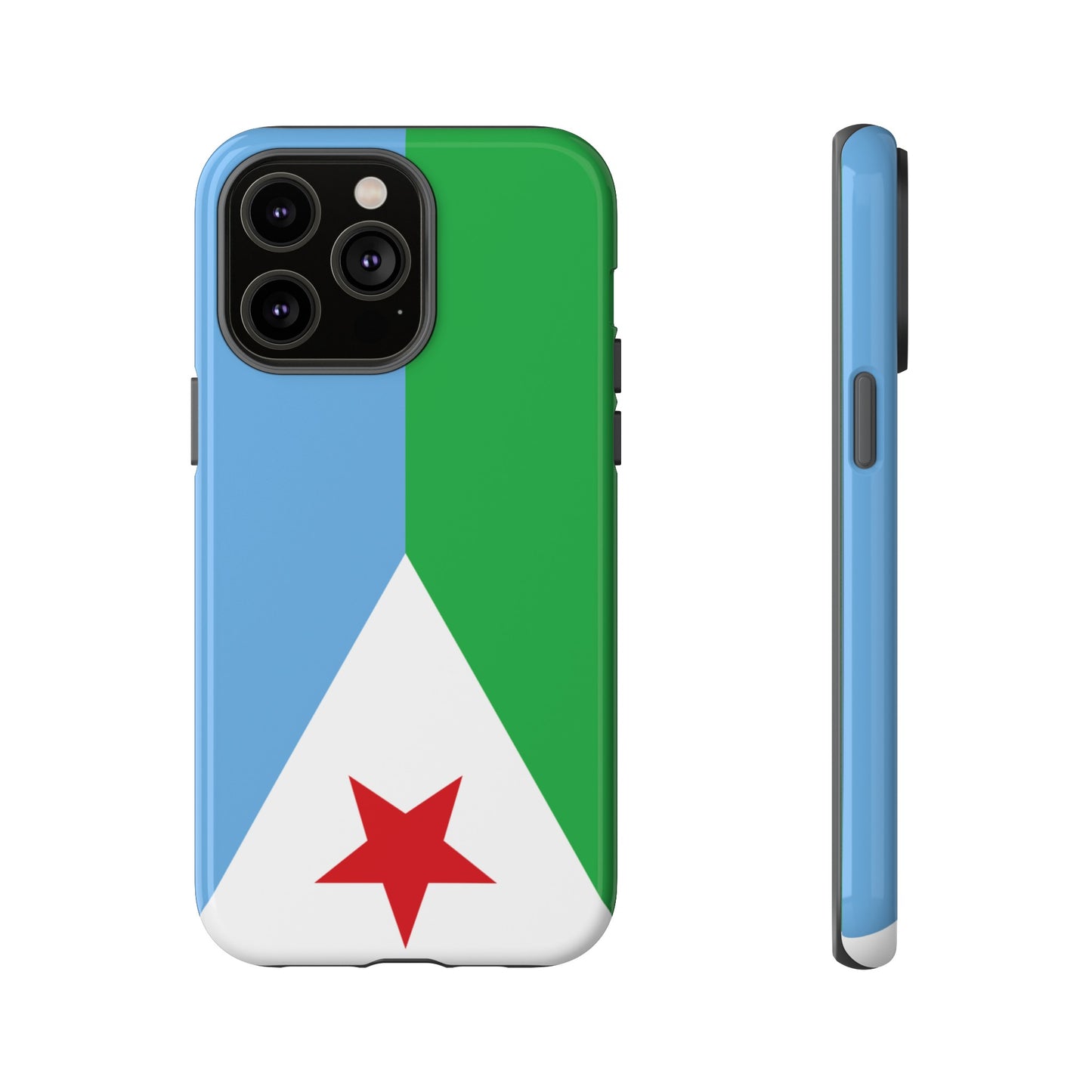 Djibouti Flag Phone Case | iPhone 15 Plus/ Pro, 14, 13, 12| Google Pixel 7, Pro, 5| Samsung Galaxy S23 All Major Phone Models