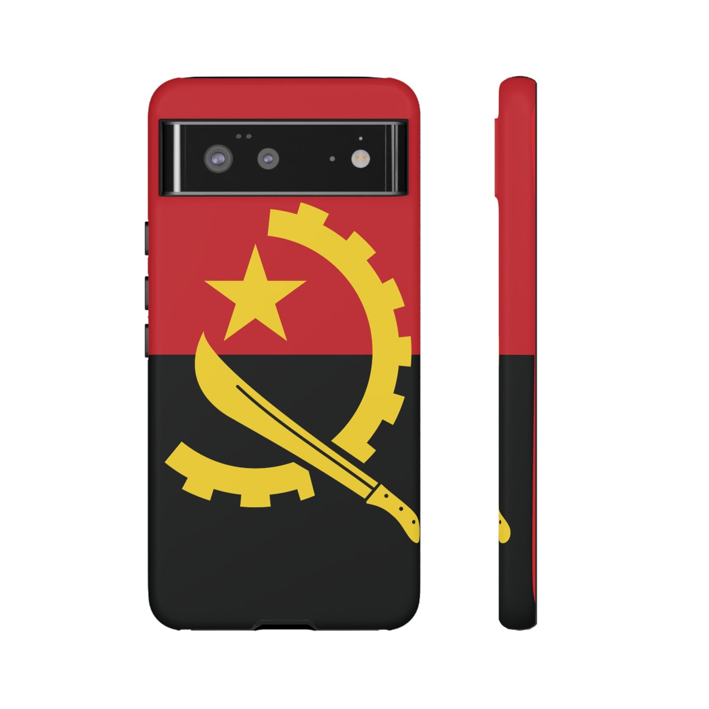 Angola Flag Phone Case | iPhone 15 Plus/ Pro, 14, 13, 12| Google Pixel 7, Pro, 5| Samsung Galaxy S23 All Major Phone Models