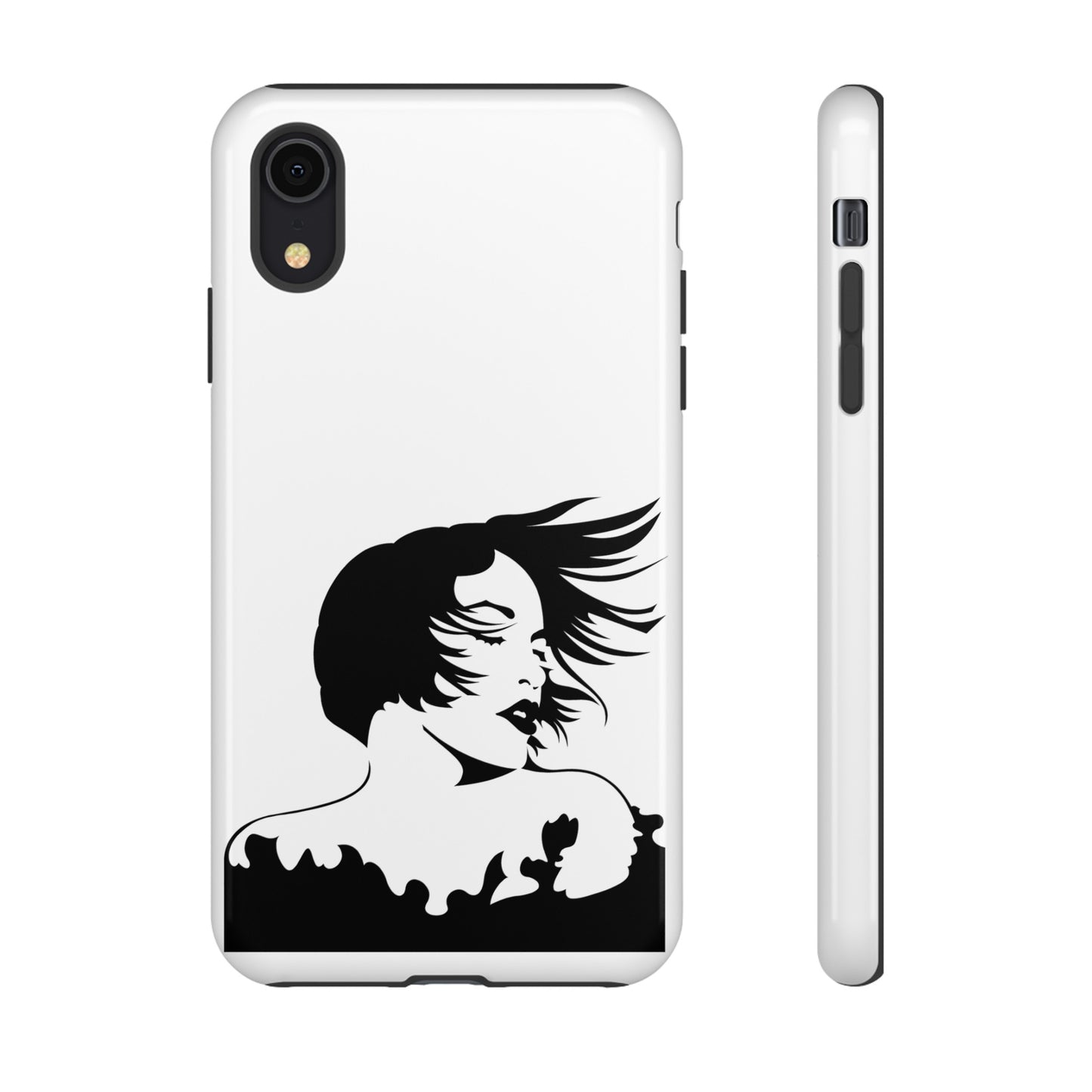 Woman In The Wind Phone Case | iPhone 15 Plus/ Pro, 14, 13, 12| Google Pixel 7, Pro, 5| Samsung Galaxy S23 All Major Phone Models