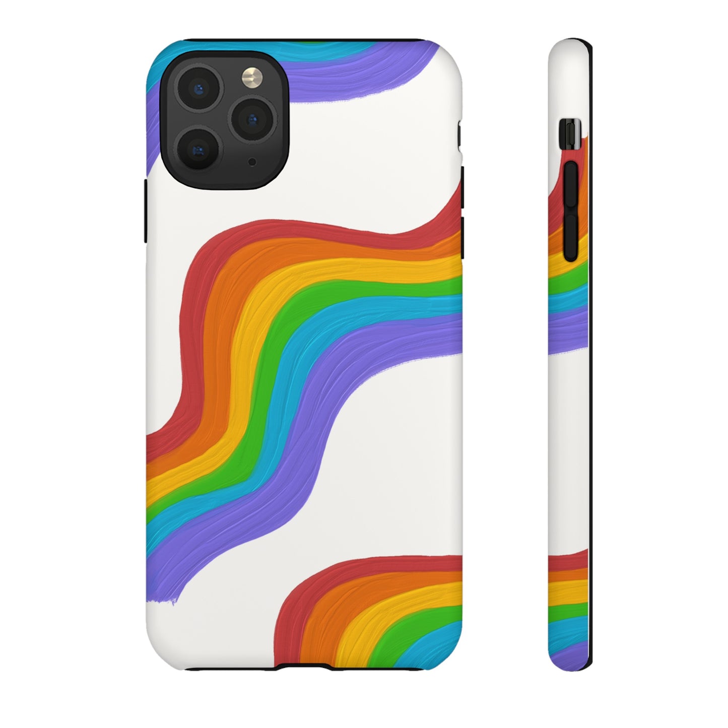 Rainbow Wallpaper Phone Case | iPhone 15 Plus/ Pro, 14, 13, 12| Google Pixel 7, Pro, 5| Samsung Galaxy S23 All Major Phone Models