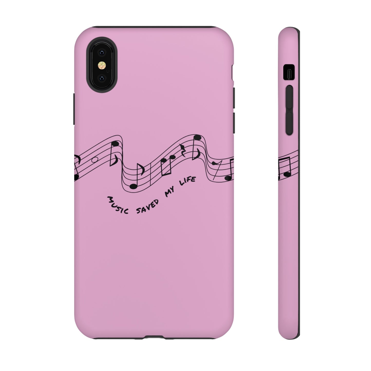 Music Saved My Life Wallpaper Phone Case | iPhone 15 Plus/ Pro, 14, 13, 12| Google Pixel 7, Pro, 5| Samsung Galaxy S23 All Major Phone Models