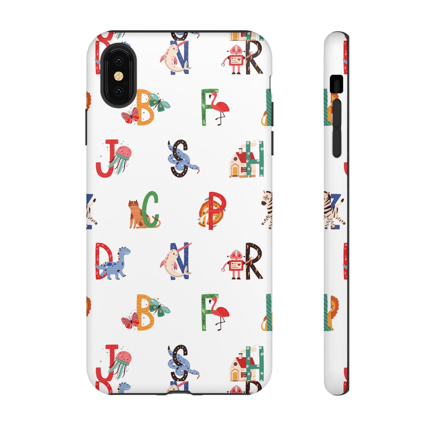 Alphabet Wallpaper Phone Case| iPhone 15 Plus/ Pro, 14, 13, 12| Google Pixel 7, Pro, 5| Samsung Galaxy S23 All Major Phone Models