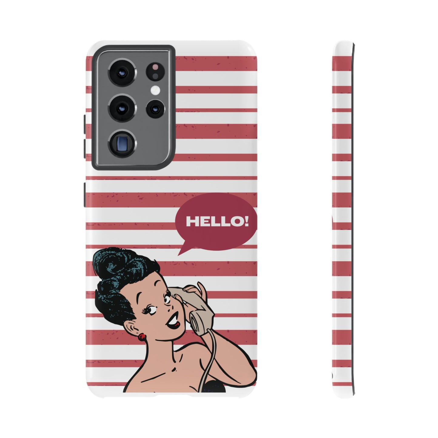 Hello! Wallpaper Phone Case | iPhone 15 Plus/ Pro, 14, 13, 12| Google Pixel 7, Pro, 5| Samsung Galaxy S23 All Major Phone Models