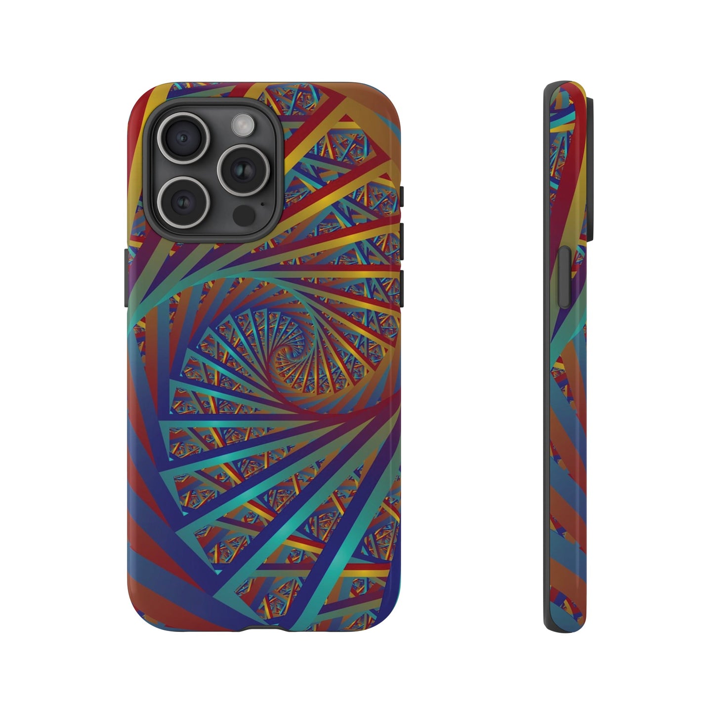 Colourful Spiral Wallpaper Phone Case | iPhone 15 Plus/ Pro, 14, 13, 12| Google Pixel 7, Pro, 5| Samsung Galaxy S23 All Major Phone Models