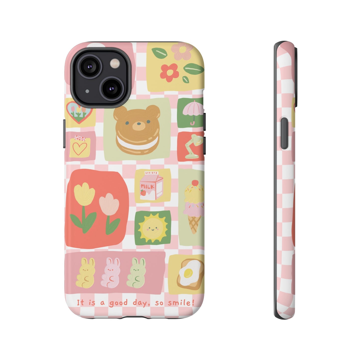 It Is A Good Day, So Smile! Wallpaper Phone Case | iPhone 15 Plus/ Pro, 14, 13, 12| Google Pixel 7, Pro, 5| Samsung Galaxy S23 All Major Phone Models