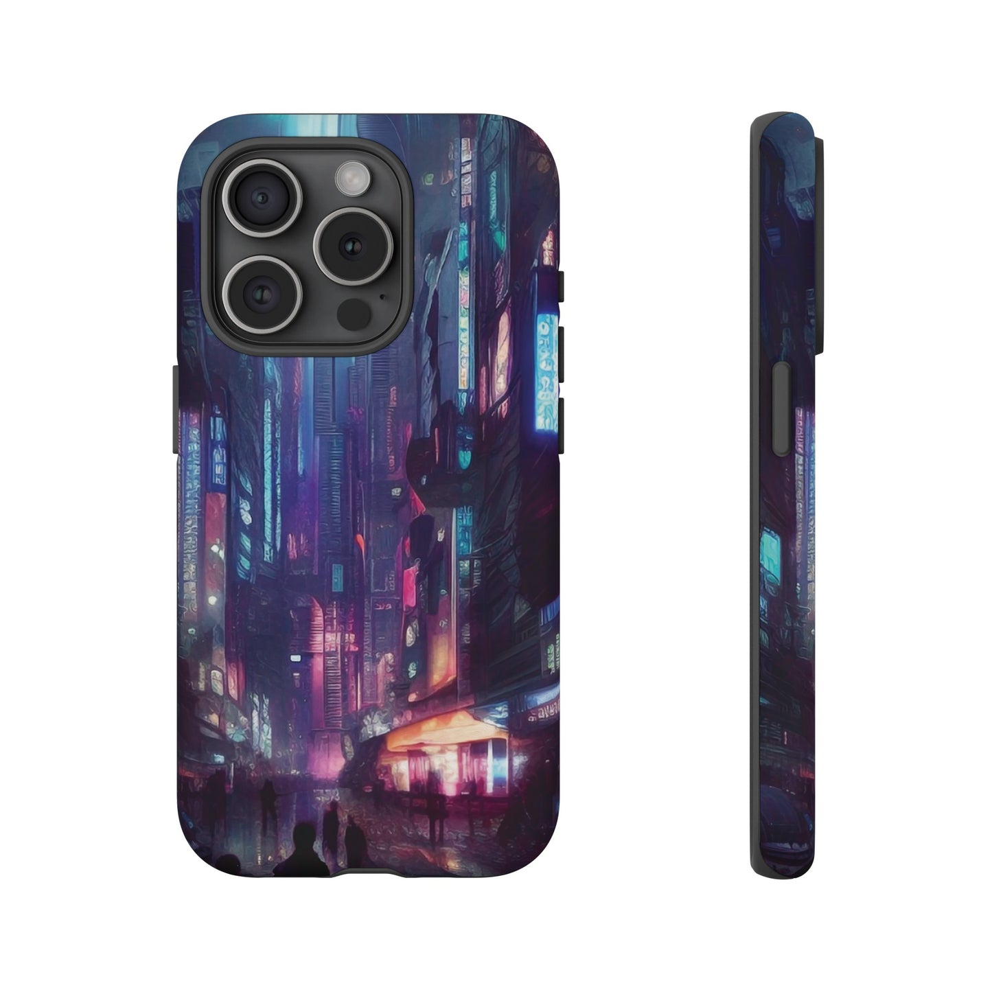 Futuristic Sci-Fi City Wallpaper Phone Case | iPhone 15 Plus/ Pro, 14, 13, 12| Google Pixel 7, Pro, 5| Samsung Galaxy S23 All Major Phone Models