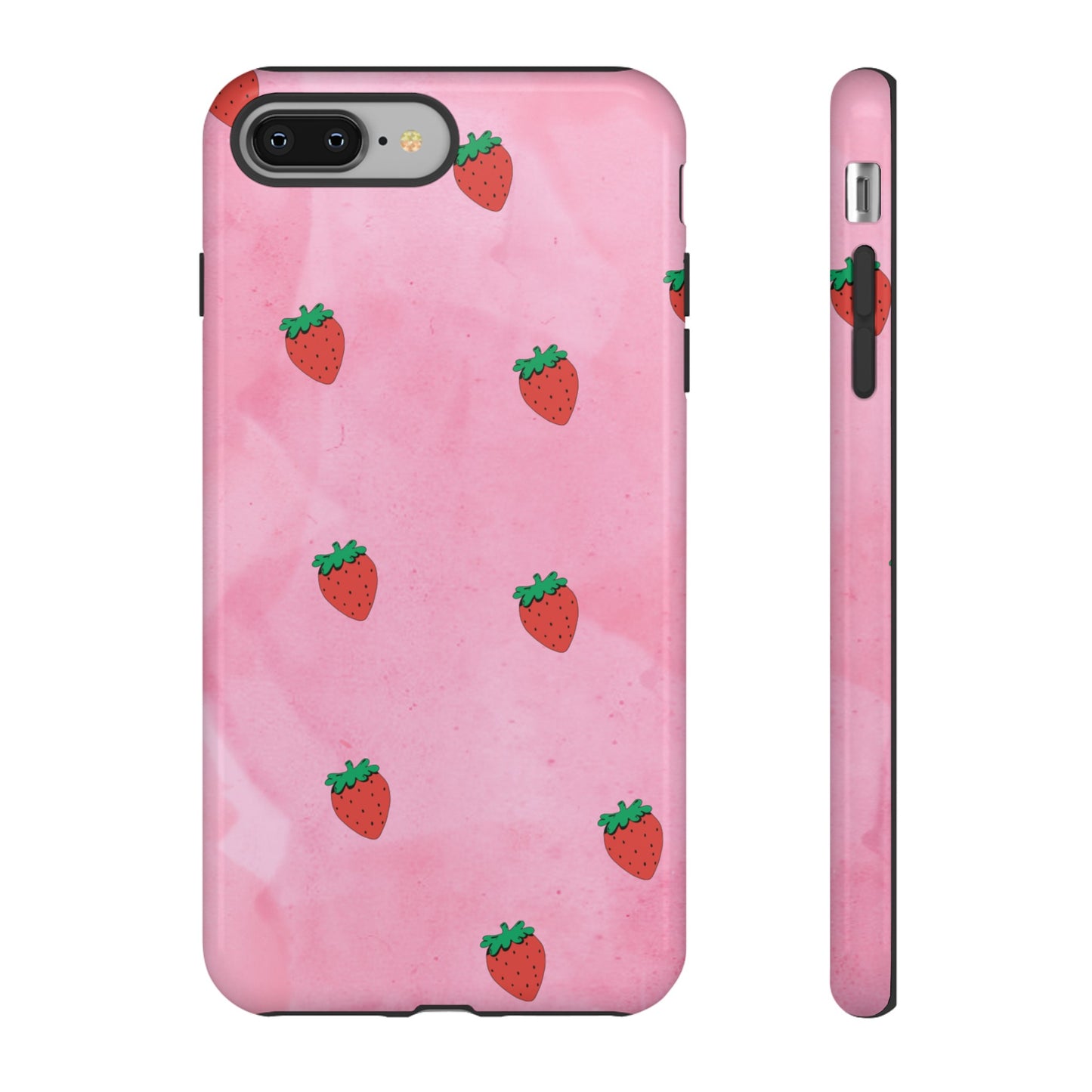 Strawberry Wallpaper Phone Case | iPhone 15 Plus/ Pro, 14, 13, 12| Google Pixel 7, Pro, 5| Samsung Galaxy S23 All Major Phone Models