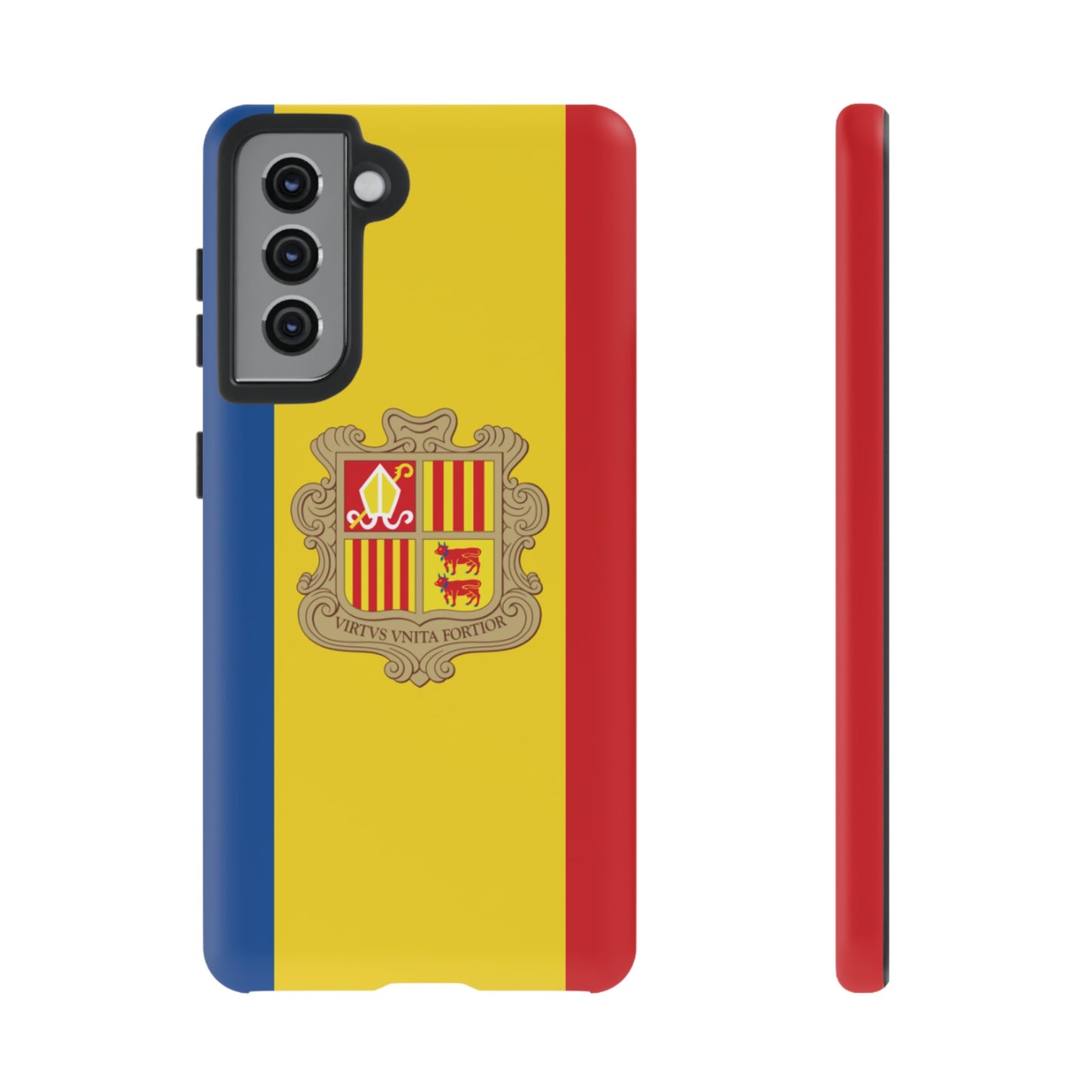 Andorra Flag Phone Case | iPhone 15 Plus/ Pro, 14, 13, 12| Google Pixel 7, Pro, 5| Samsung Galaxy S23 All Major Phone Models