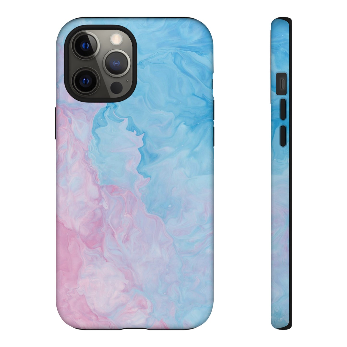 Splash of Blue & Pink Wallpaper Phone Case |iPhone 15 Plus/ Pro, 14, 13, 12|Google Pixel 7, Pro, 5|Samsung Galaxy S23 All Major Phone Models