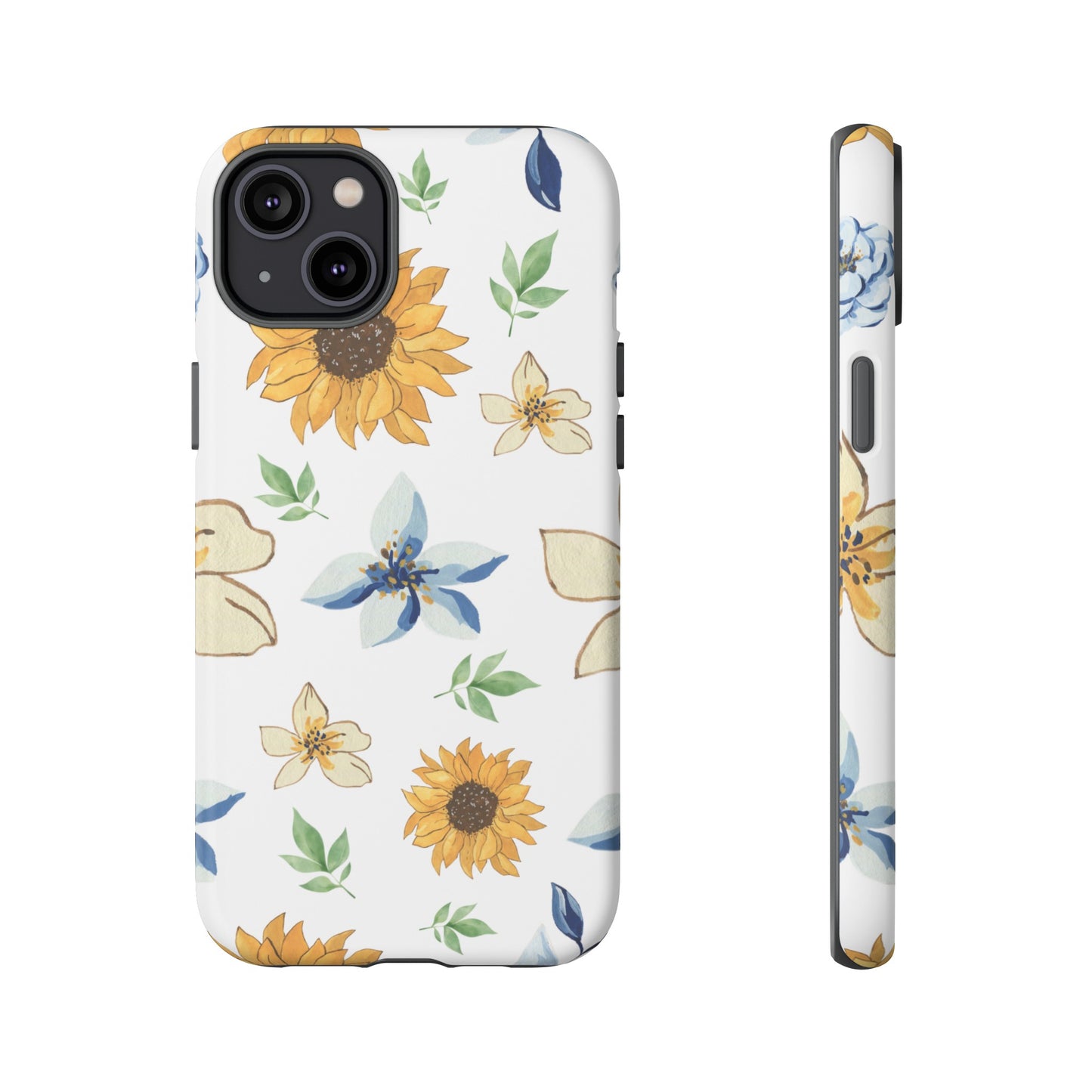 Beautiful Watercolour Flower Wallpaper Phone Case | iPhone 15 Plus/ Pro, 14, 13, 12| Google Pixel 7, Pro, 5| Samsung Galaxy S23 All Major Phone Models