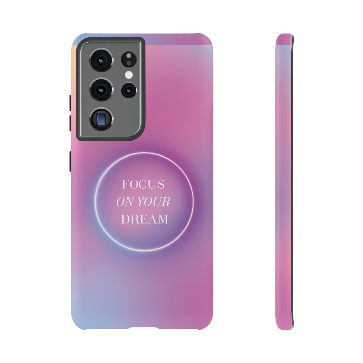 Focus On Your Dream Wallpaper Phone Case | iPhone 15 Plus/ Pro, 14, 13, 12| Google Pixel 7, Pro, 5| Samsung Galaxy S23 All Major Phone Models