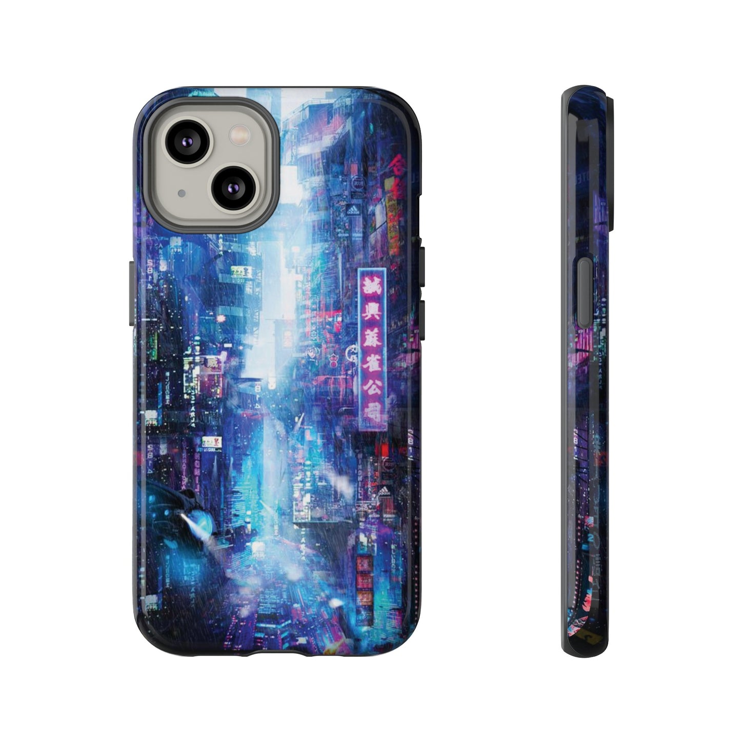 Night Life Futuristic City Wallpaper Phone Case | iPhone 15 Plus/ Pro, 14, 13, 12| Google Pixel 7, Pro, 5| Samsung Galaxy S23 All Major Phone Models