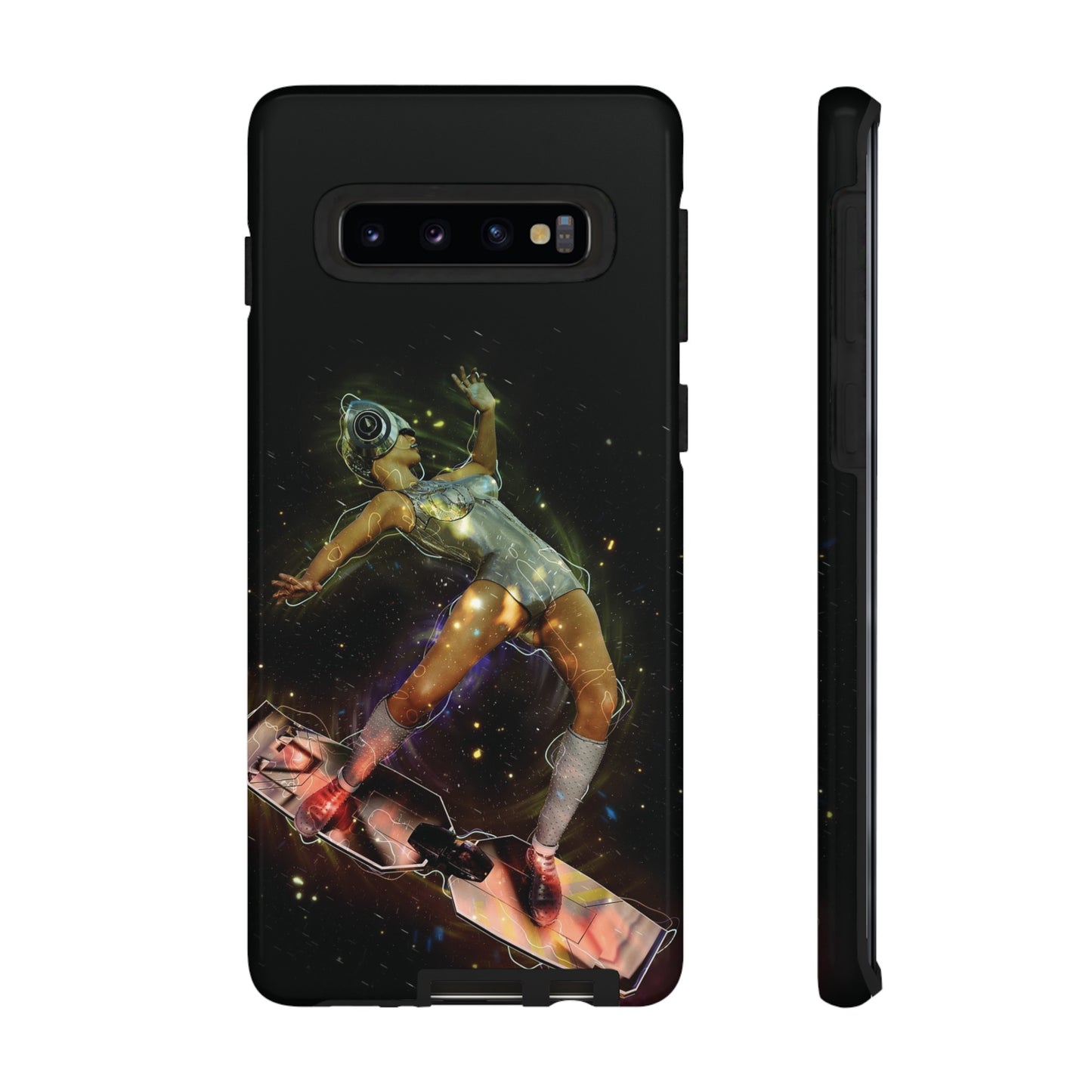 Sci-Fi Skateboard Wallpaper Phone Case | iPhone 15 Plus/ Pro, 14, 13, 12| Google Pixel 7, Pro, 5| Samsung Galaxy S23 All Major Phone Models