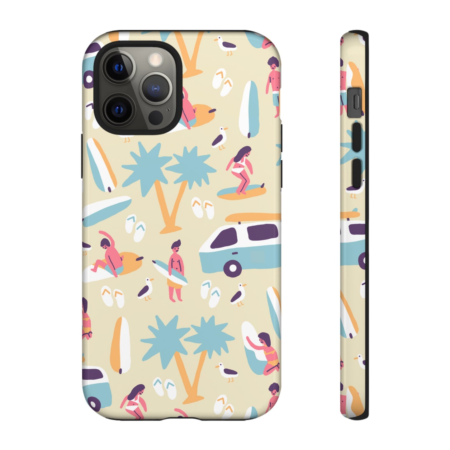 Surfers Wallpaper Phone Case | iPhone 15 Plus/ Pro, 14, 13, 12| Google Pixel 7, Pro, 5| Samsung Galaxy S23 All Major Phone Models