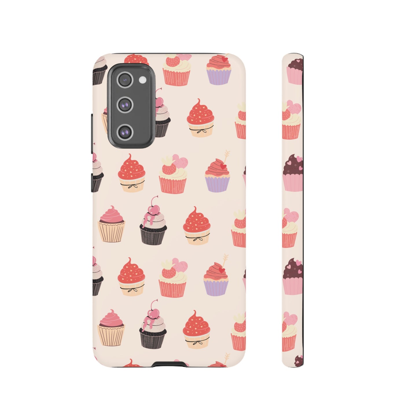 Cupcake Collage Wallpaper Phone Case | iPhone 15 Plus/ Pro, 14, 13, 12| Google Pixel 7, Pro, 5| Samsung Galaxy S23 All Major Phone Models