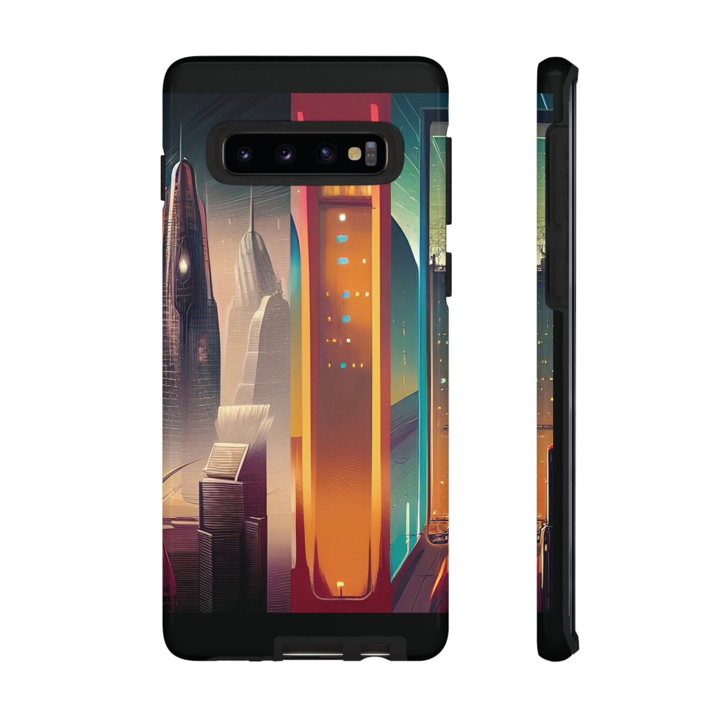 Sci-Fi  Buildings Wallpaper Phone Case | iPhone 15 Plus/ Pro, 14, 13, 12| Google Pixel 7, Pro, 5| Samsung Galaxy S23 All Major Phone Models