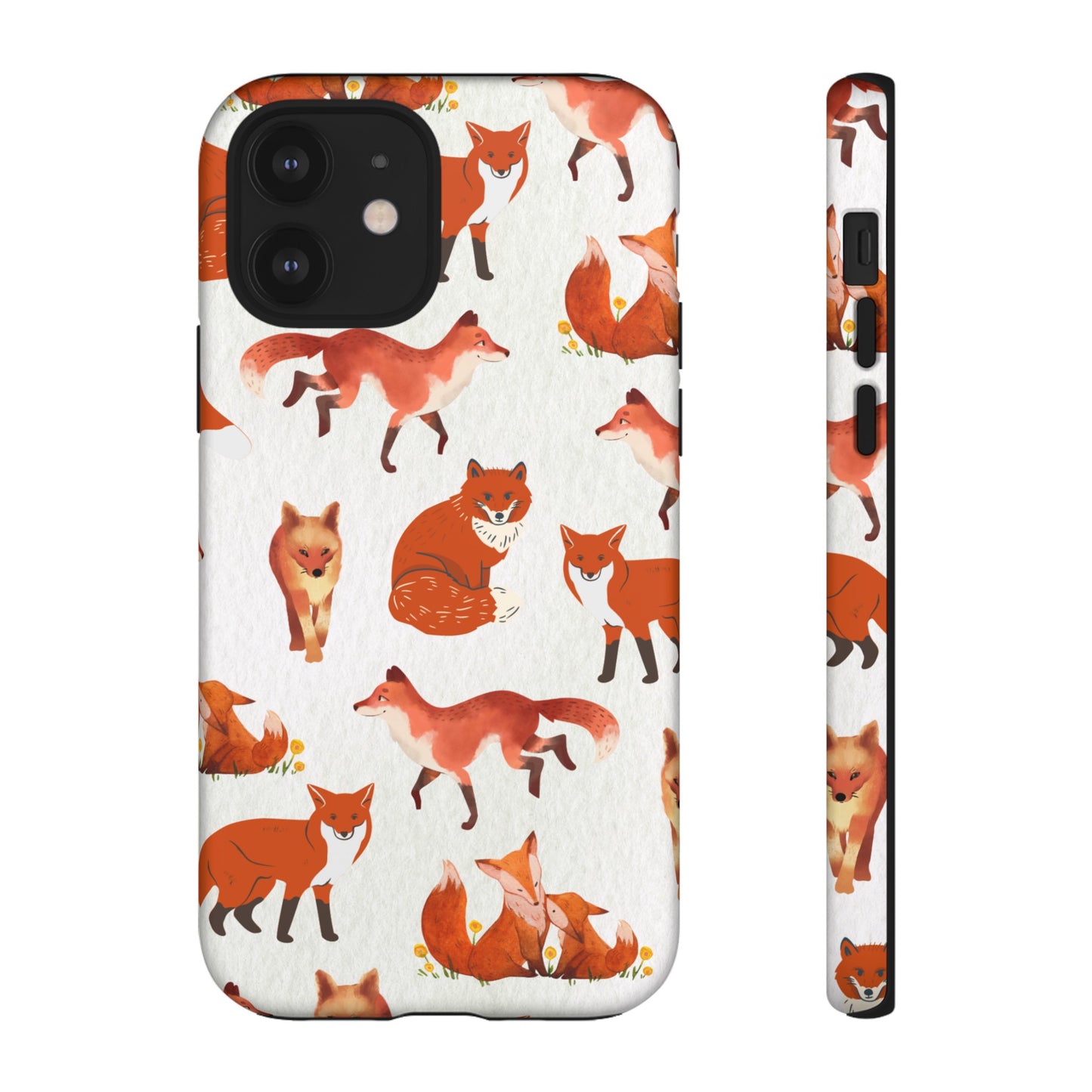 Foxes Wallpaper Phone Case | iPhone 15 Plus/ Pro, 14, 13, 12| Google Pixel 7, Pro, 5| Samsung Galaxy S23 All Major Phone Models