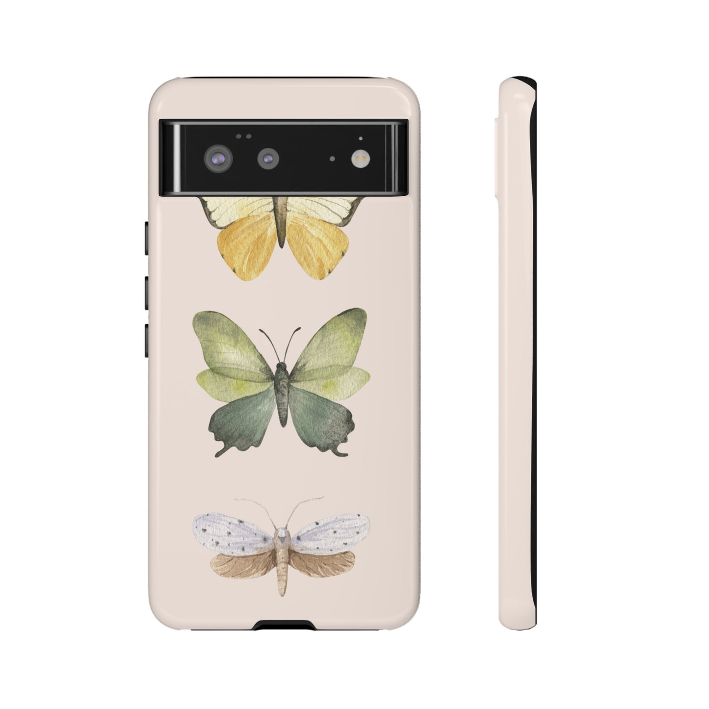 Three Butterflies Wallpaper Phone Case | iPhone 15 Plus/ Pro, 14, 13, 12| Google Pixel 7, Pro, 5| Samsung Galaxy S23 All Major Phone Models