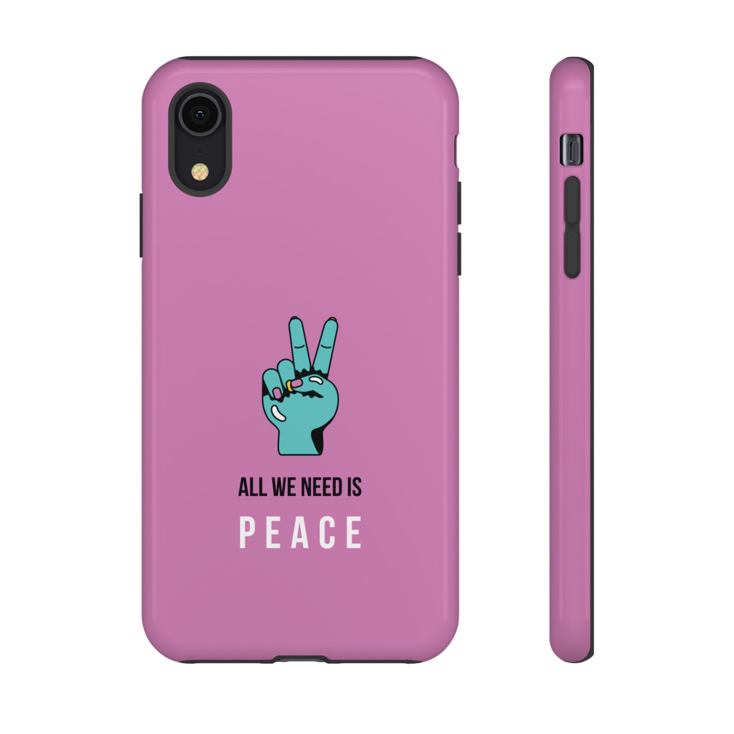 All We Need Is Peace Wallpaper Phone Case | iPhone 15 Plus/ Pro, 14, 13, 12| Google Pixel 7, Pro, 5| Samsung Galaxy S23 All Major Phone Models