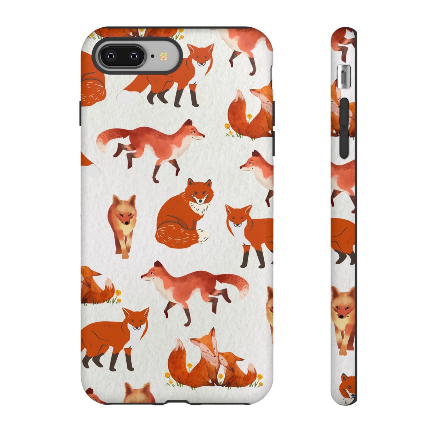 Foxes Wallpaper Phone Case | iPhone 15 Plus/ Pro, 14, 13, 12| Google Pixel 7, Pro, 5| Samsung Galaxy S23 All Major Phone Models