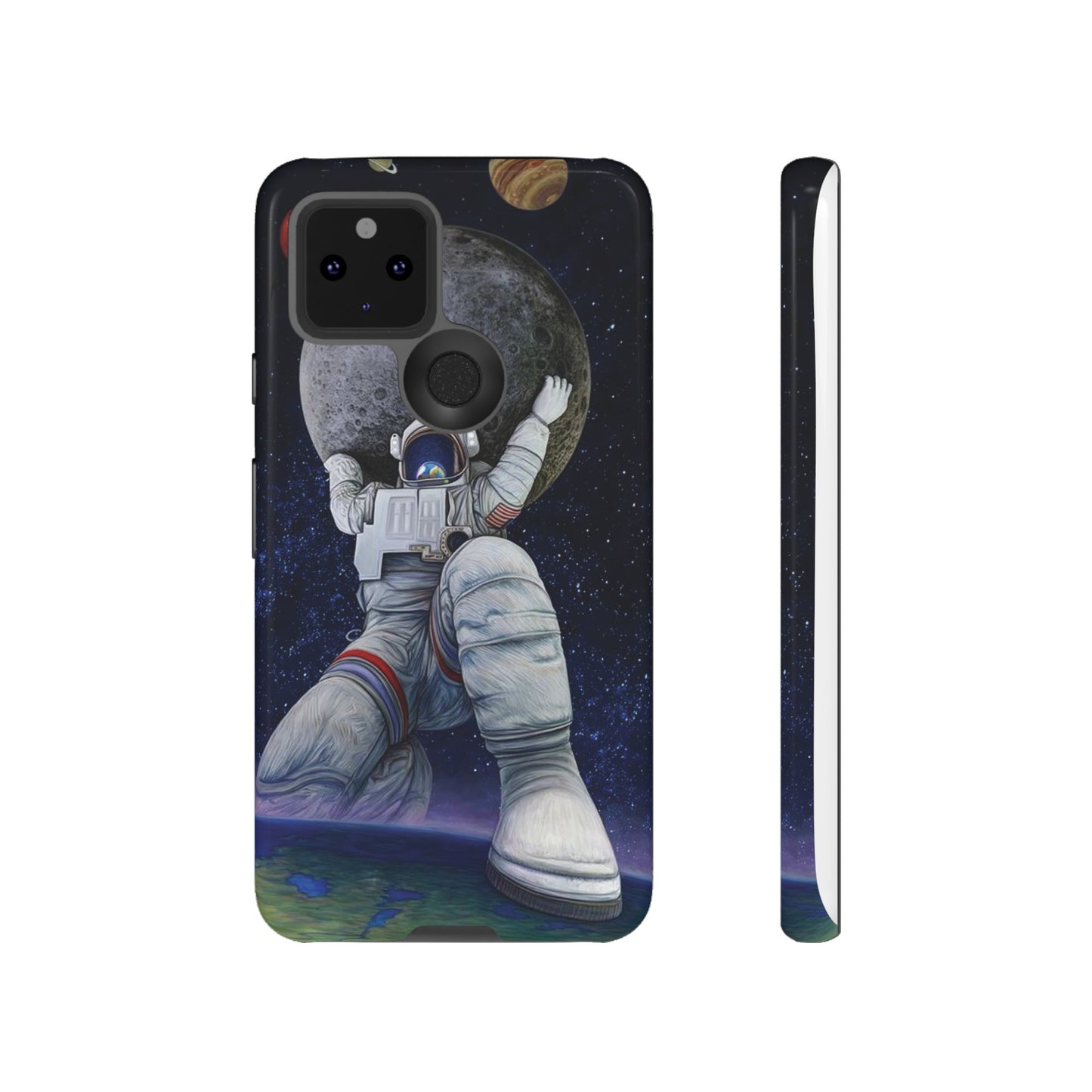 Astronaut Holding The Moon Phone Case | iPhone 15 Plus/ Pro, 14, 13, 12| Google Pixel 7, Pro, 5| Samsung Galaxy S23 All Major Phone Models