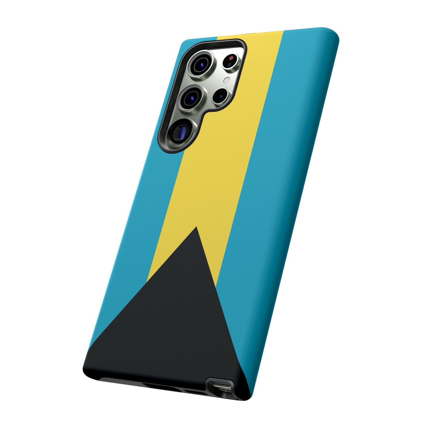 The Bahamas Flag Phone Case | iPhone 15 Plus/ Pro, 14, 13, 12| Google Pixel 7, Pro, 5| Samsung Galaxy S23 All Major Phone Models