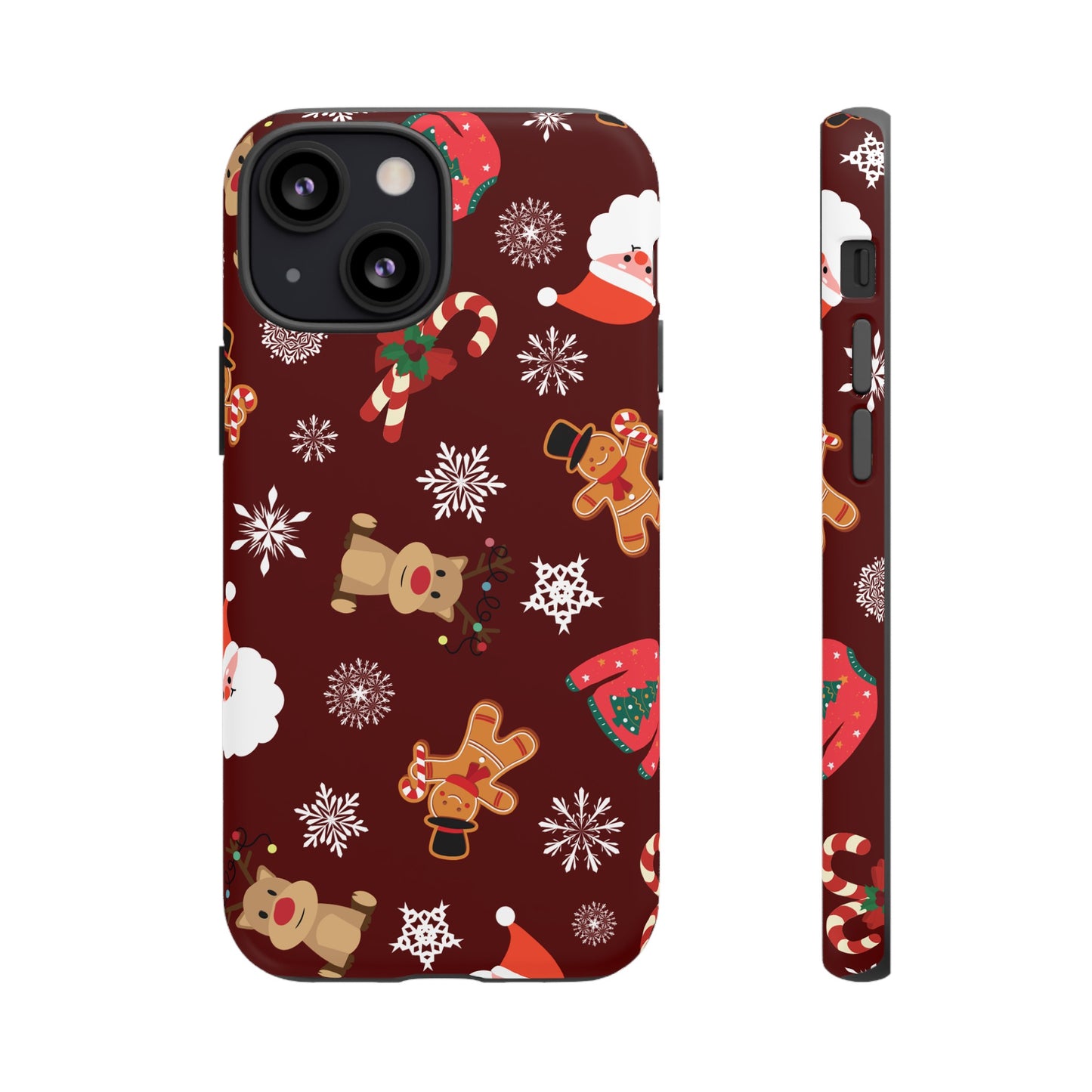 Festive Christmas Wallpaper Phone Case | iPhone 15 Plus/ Pro, 14, 13, 12| Google Pixel 7, Pro, 5| Samsung Galaxy S23 All Major Phone Models