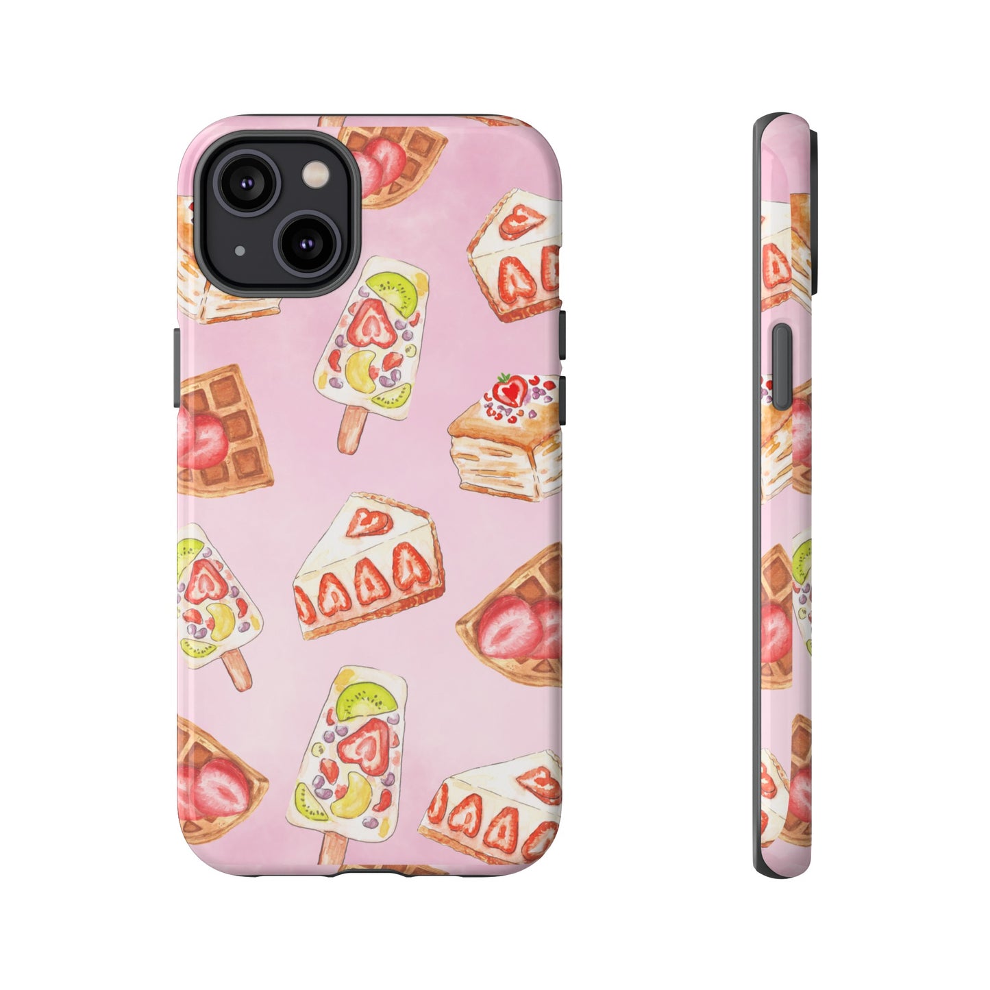 Assorted Dessert Wallpaper Phone Case | iPhone 15 Plus/ Pro, 14, 13, 12| Google Pixel 7, Pro, 5| Samsung Galaxy S23 All Major Phone Models