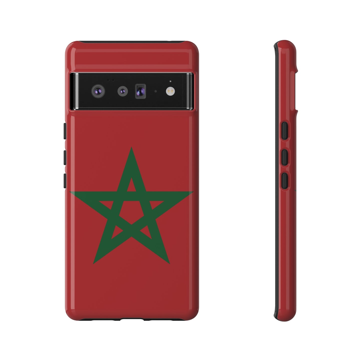 Morocco Flag Phone Case | iPhone 15 Plus/ Pro, 14, 13, 12| Google Pixel 7, Pro, 5| Samsung Galaxy S23 All Major Phone Models