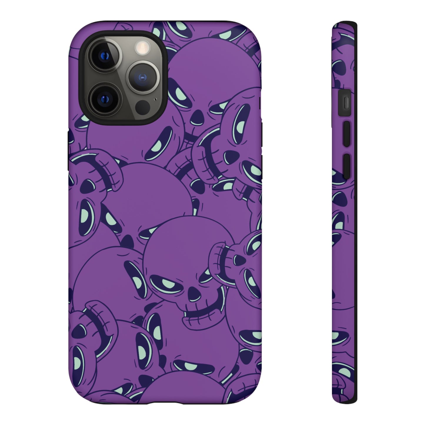 Glowing Skulls Wallpaper Phone Case | iPhone 15 Plus/ Pro, 14, 13, 12| Google Pixel 7, Pro, 5| Samsung Galaxy S23 All Major Phone Models