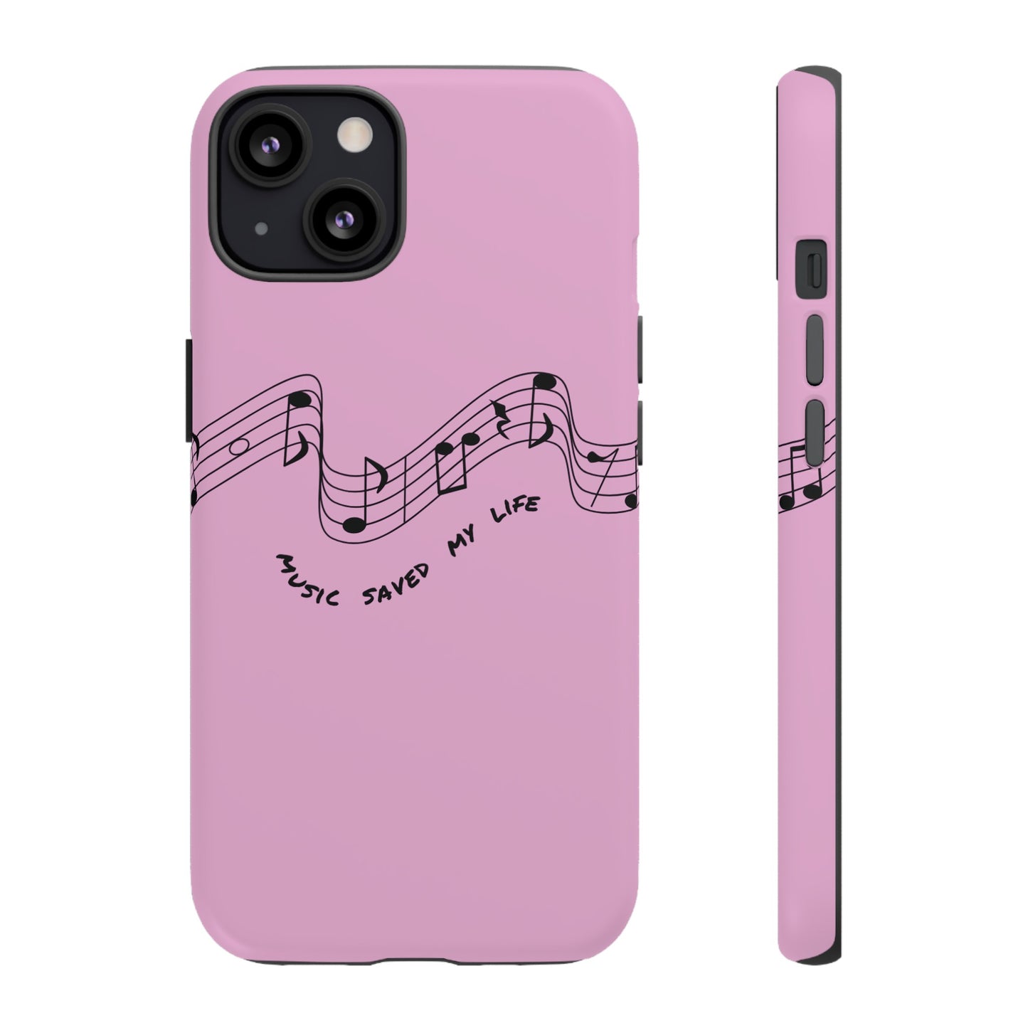 Music Saved My Life Wallpaper Phone Case | iPhone 15 Plus/ Pro, 14, 13, 12| Google Pixel 7, Pro, 5| Samsung Galaxy S23 All Major Phone Models