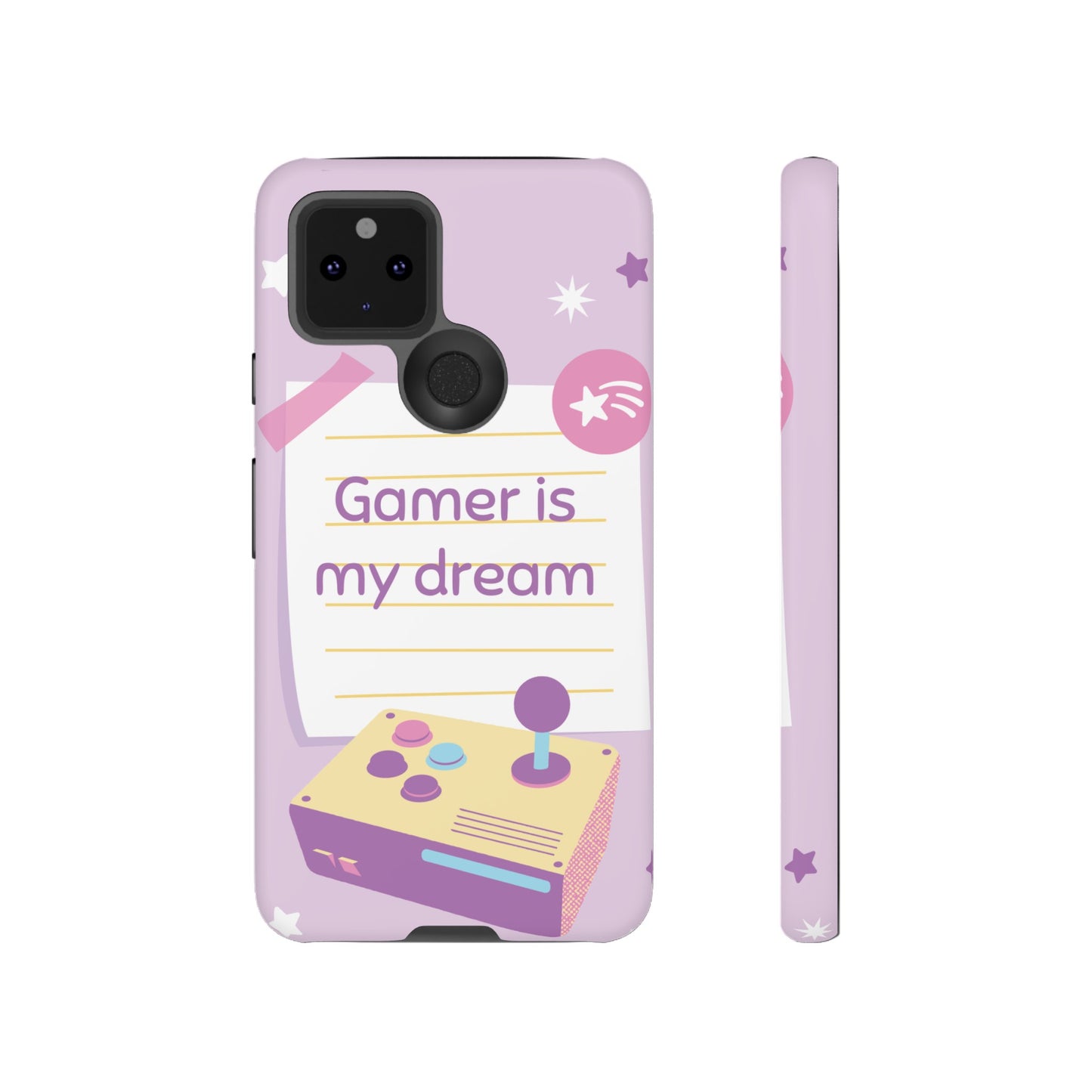 Gamer Is My Dream Job Wallpaper Phone Case | iPhone 15 Plus/ Pro, 14, 13, 12| Google Pixel 7, Pro, 5| Samsung Galaxy S23 All Major Phone Models