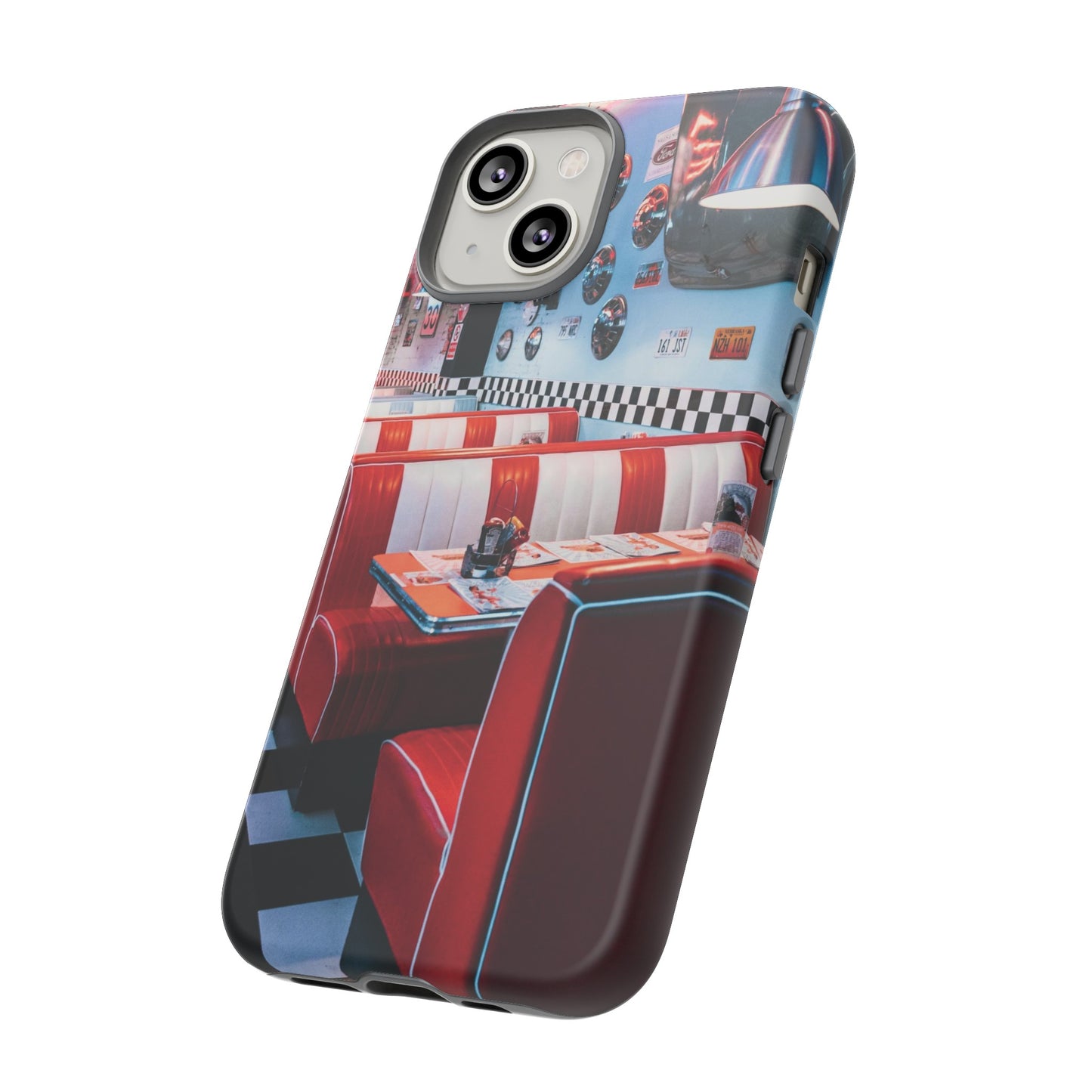 Diner Wallpaper Phone Case | iPhone 15 Plus/ Pro, 14, 13, 12| Google Pixel 7, Pro, 5| Samsung Galaxy S23 All Major Phone Models