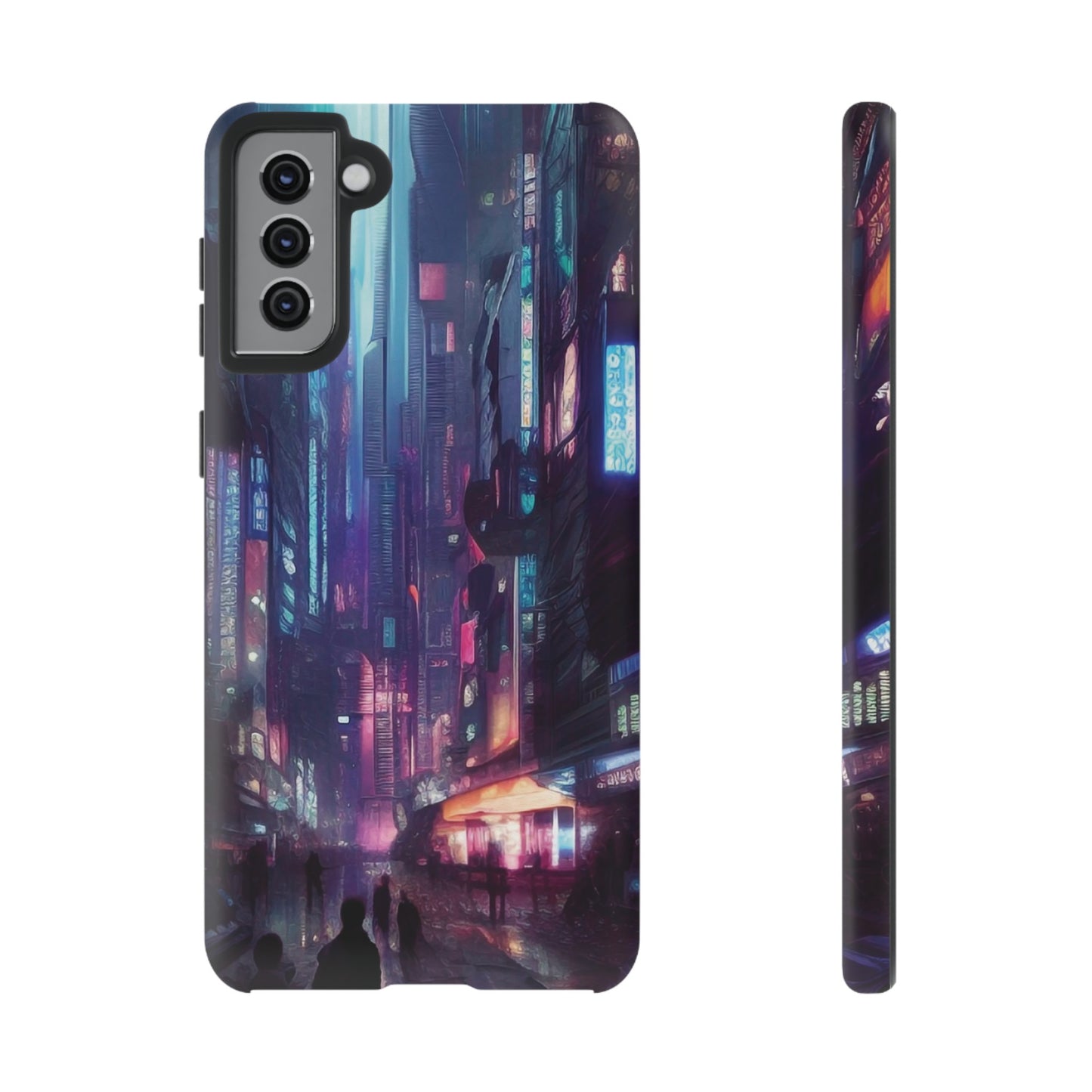 Futuristic Sci-Fi City Wallpaper Phone Case | iPhone 15 Plus/ Pro, 14, 13, 12| Google Pixel 7, Pro, 5| Samsung Galaxy S23 All Major Phone Models