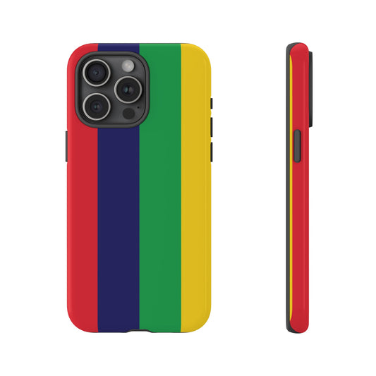 Mauritius Flag Phone Case | iPhone 15 Plus/ Pro, 14, 13, 12| Google Pixel 7, Pro, 5| Samsung Galaxy S23 All Major Phone Models