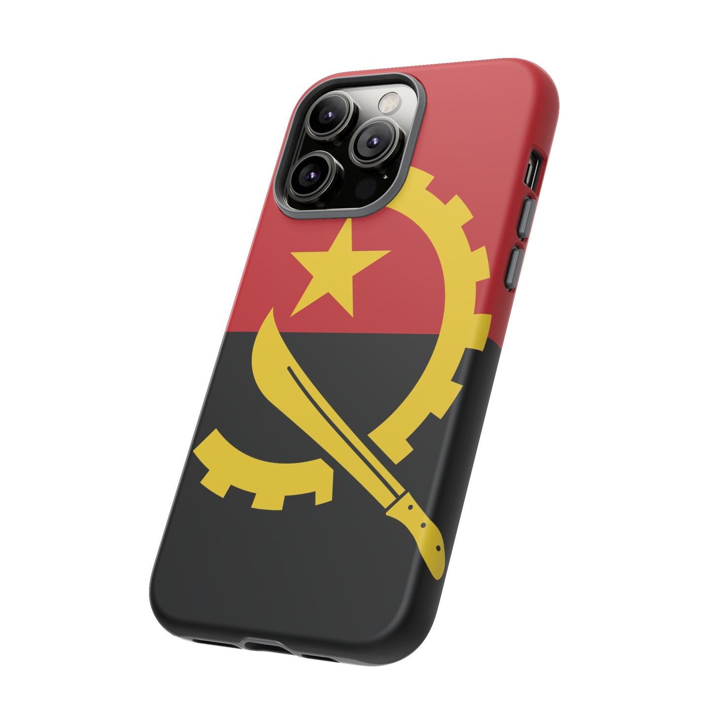 Angola Flag Phone Case | iPhone 15 Plus/ Pro, 14, 13, 12| Google Pixel 7, Pro, 5| Samsung Galaxy S23 All Major Phone Models